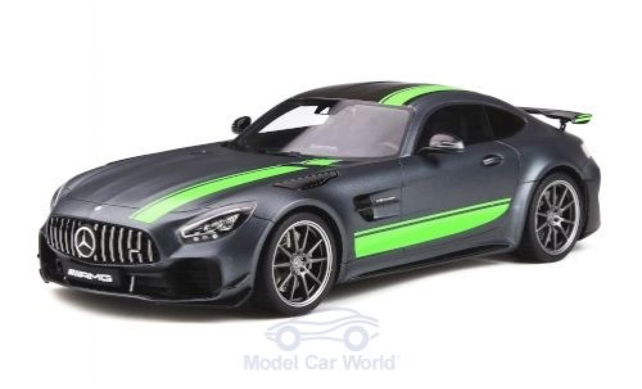 Mercedes AMG GT 1/18 GT Spirit -R Pro matt-grey/green 2019 diecast model cars