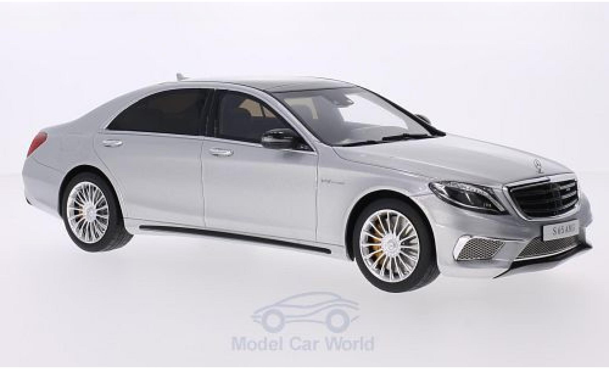 Mercedes Classe S 1/18 GT Spirit AMG S65 (W222) grey 2016 diecast model cars