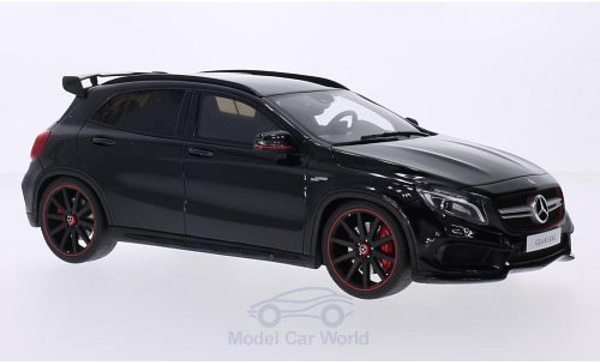 Mercedes Classe GLA 1/18 GT Spirit GLA 45 AMG (X156) metallic black diecast model cars