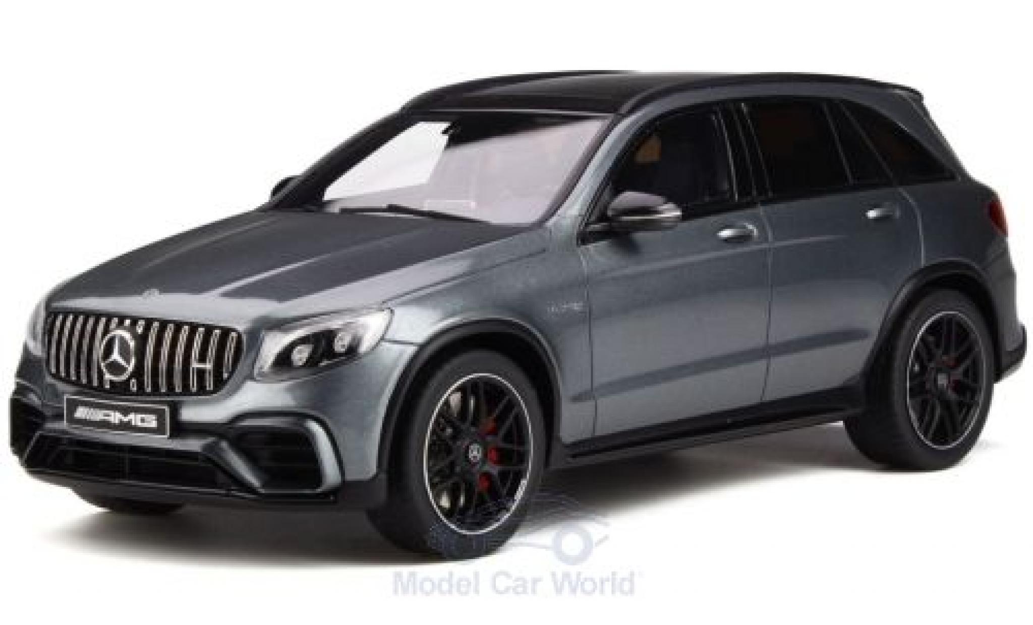 Mercedes Classe GLC 1/18 GT Spirit GLC 63 S metallic grey 2017 diecast model cars