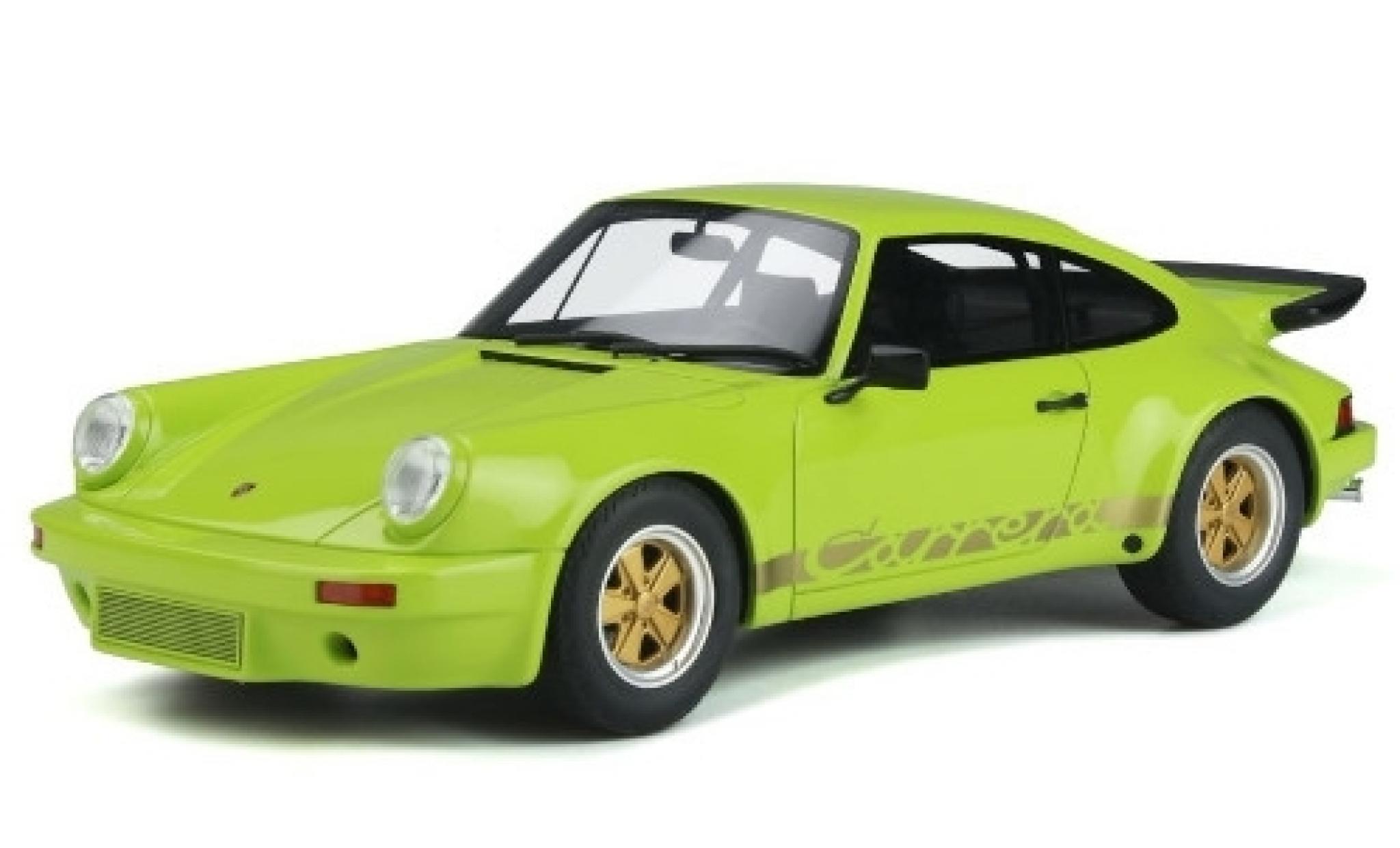 Porsche 930 1/18 GT Spirit 911 3.0 RS green/Dekor 1974 diecast model cars