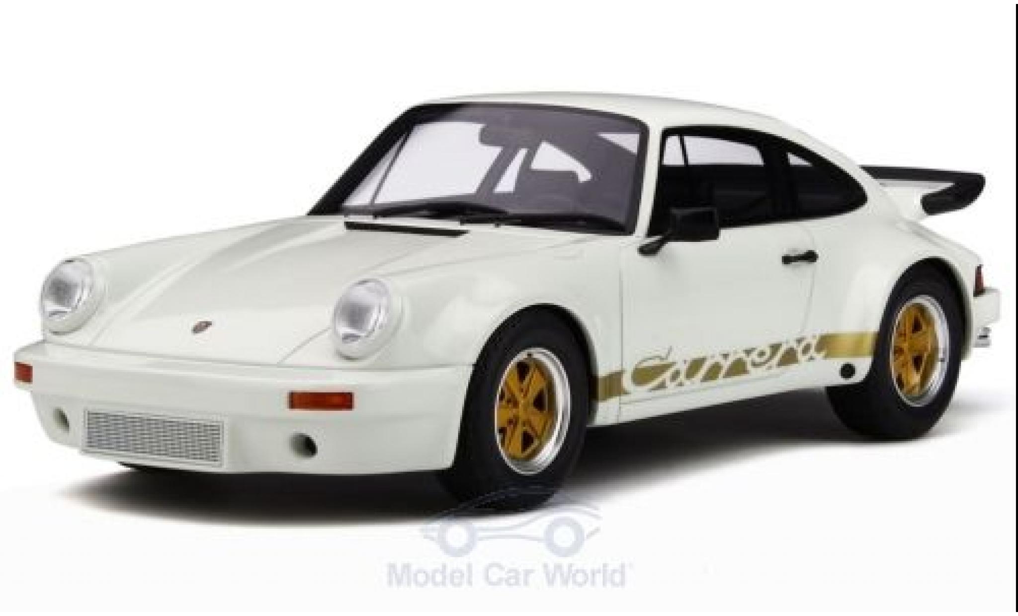 Porsche 930 SC 1/18 GT Spirit 911 3.0 RS white/gold 1974 diecast model cars