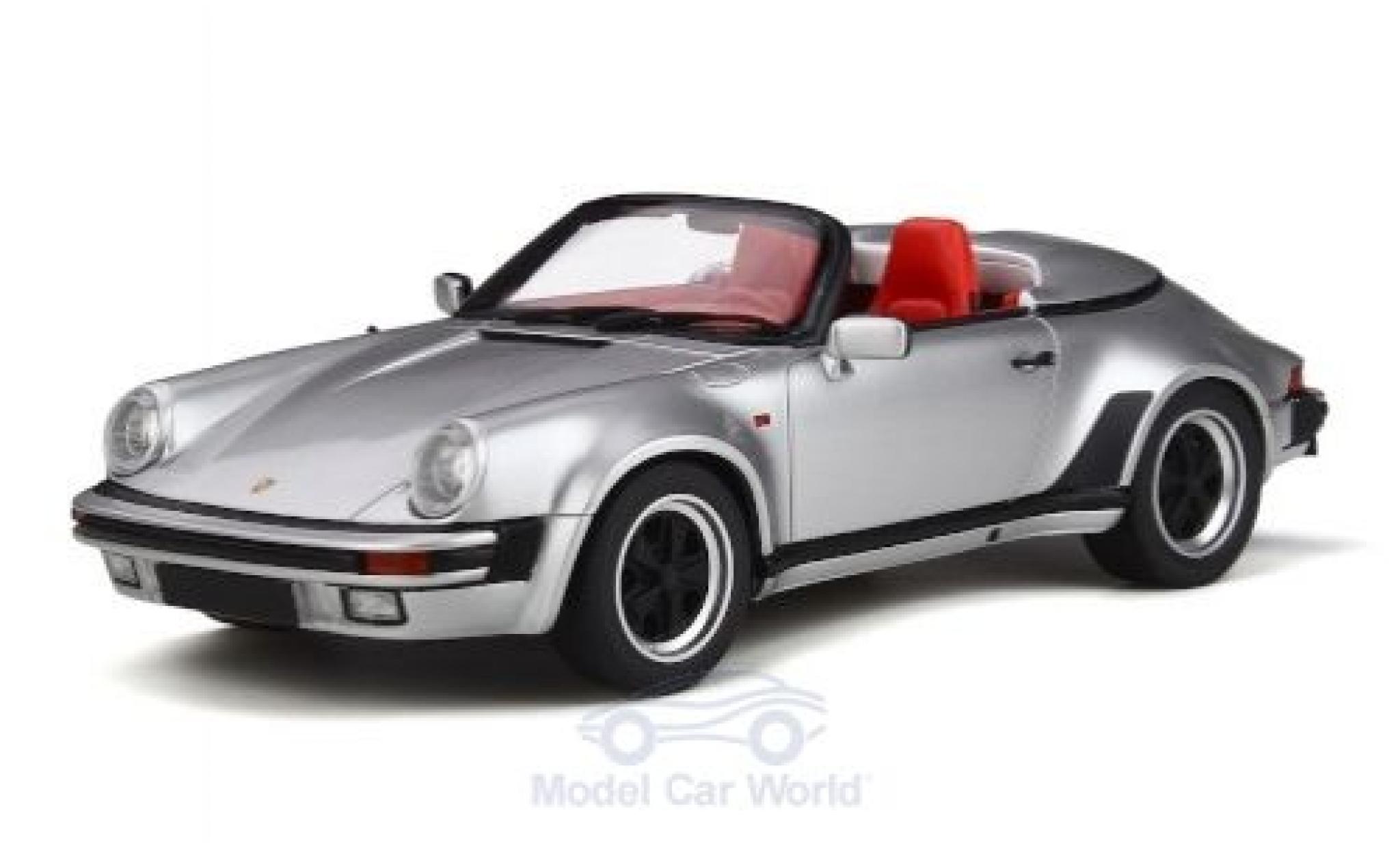 Porsche 930 Speedster 1/18 GT Spirit 911 3.2 Speedster grey 1988 diecast model cars
