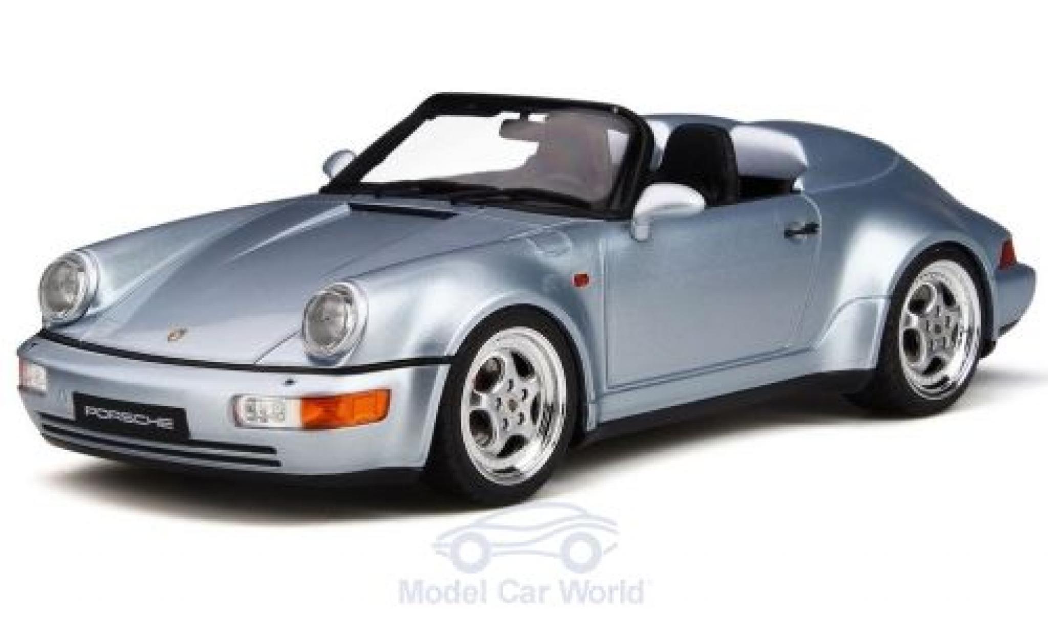 Porsche 964 Turbo 1/18 GT Spirit 911 () Speedster Turbo Look grey diecast model cars