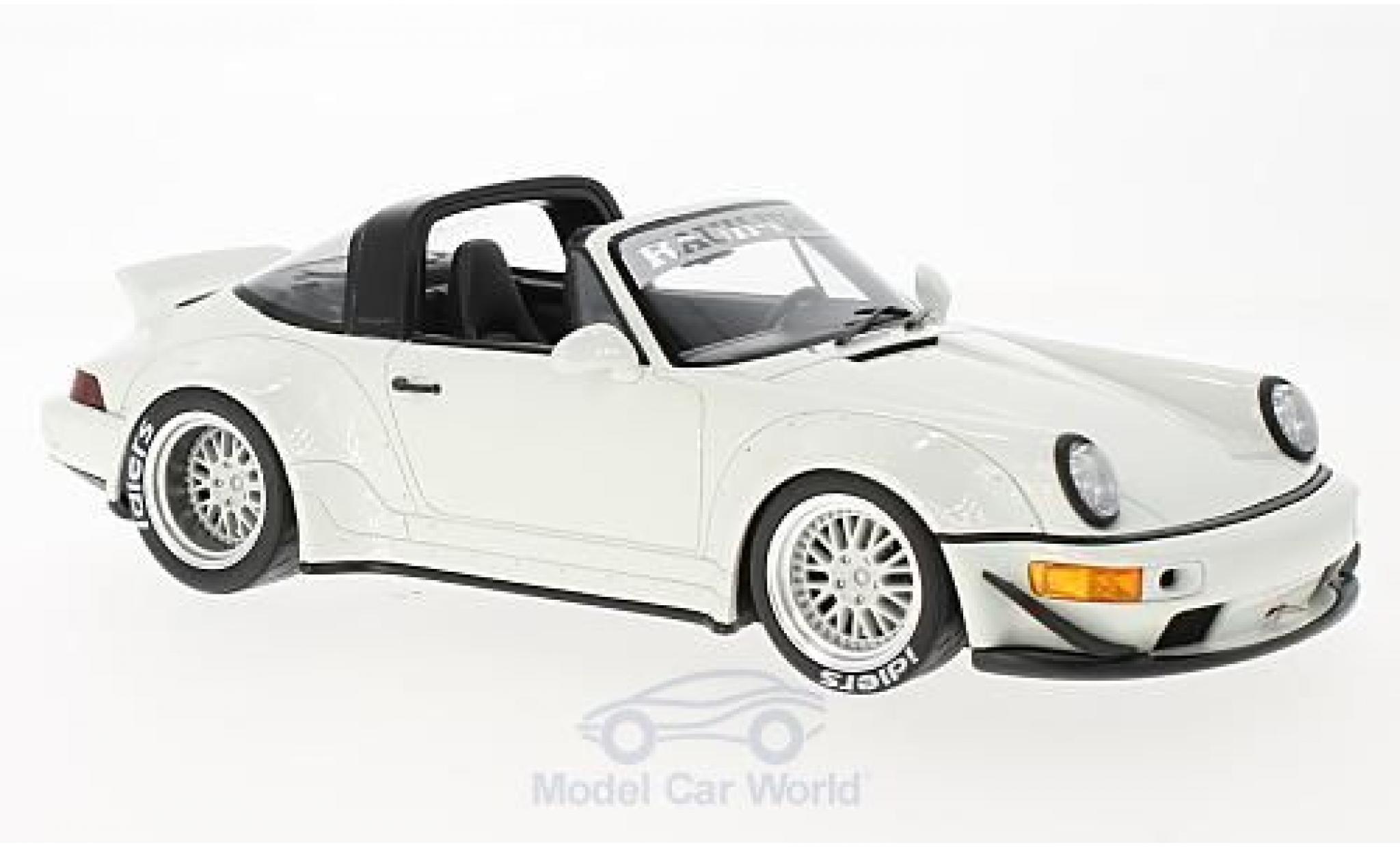 Porsche 964 RWB 1/18 GT Spirit 911 () Targa RWB white diecast model cars