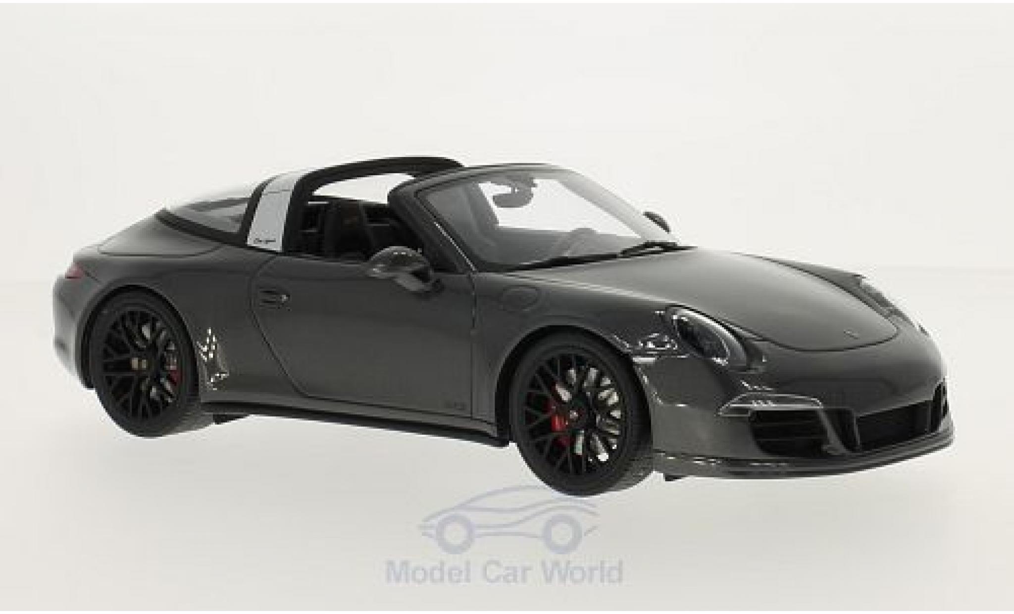 Porsche 991 Targa 1/18 GT Spirit 911 () Targa 4 GTS anthrazit 2016 diecast model cars