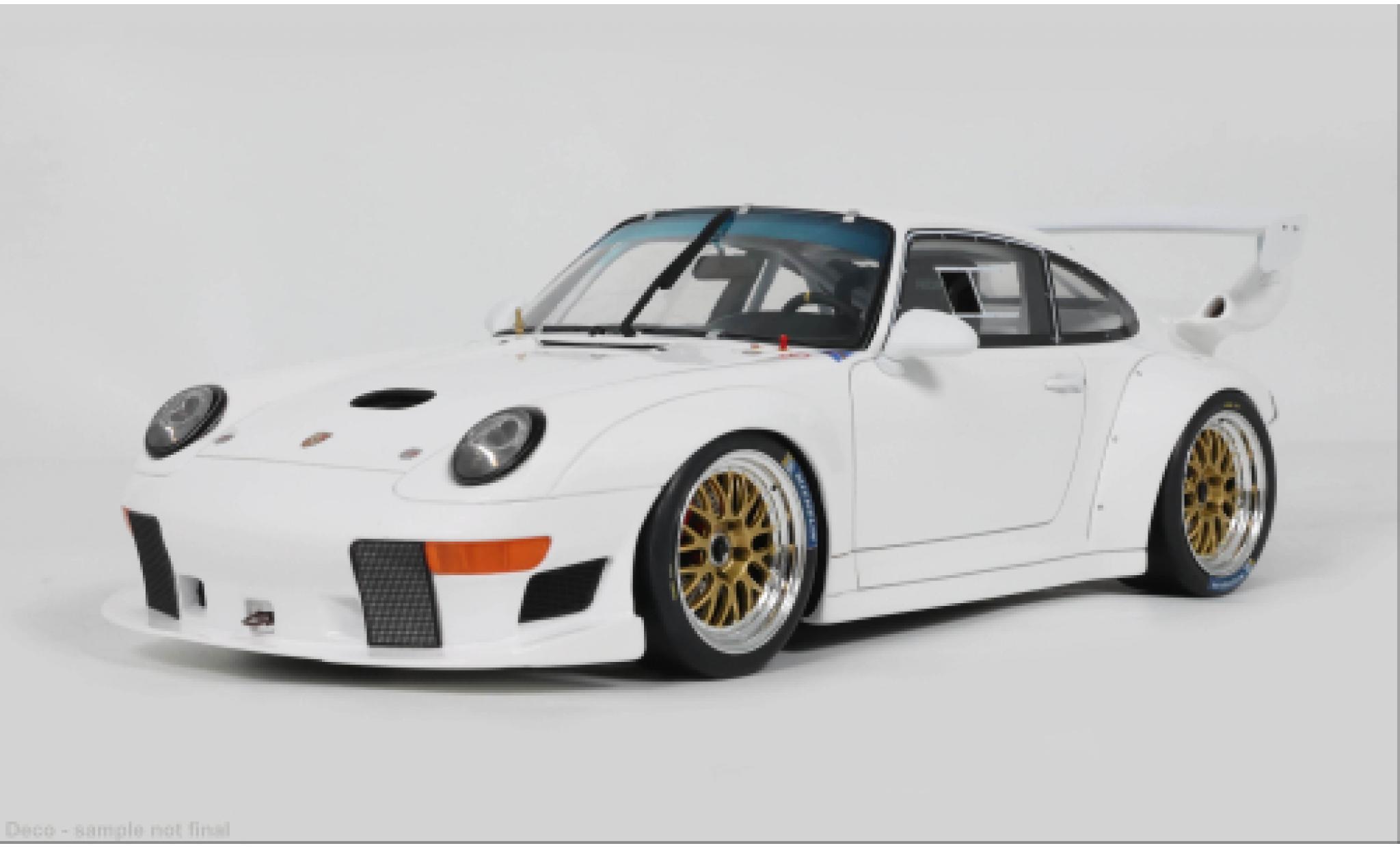 Porsche 993 GT2 1/18 GT Spirit 911  Evo white 1995 1:18 diecast model cars