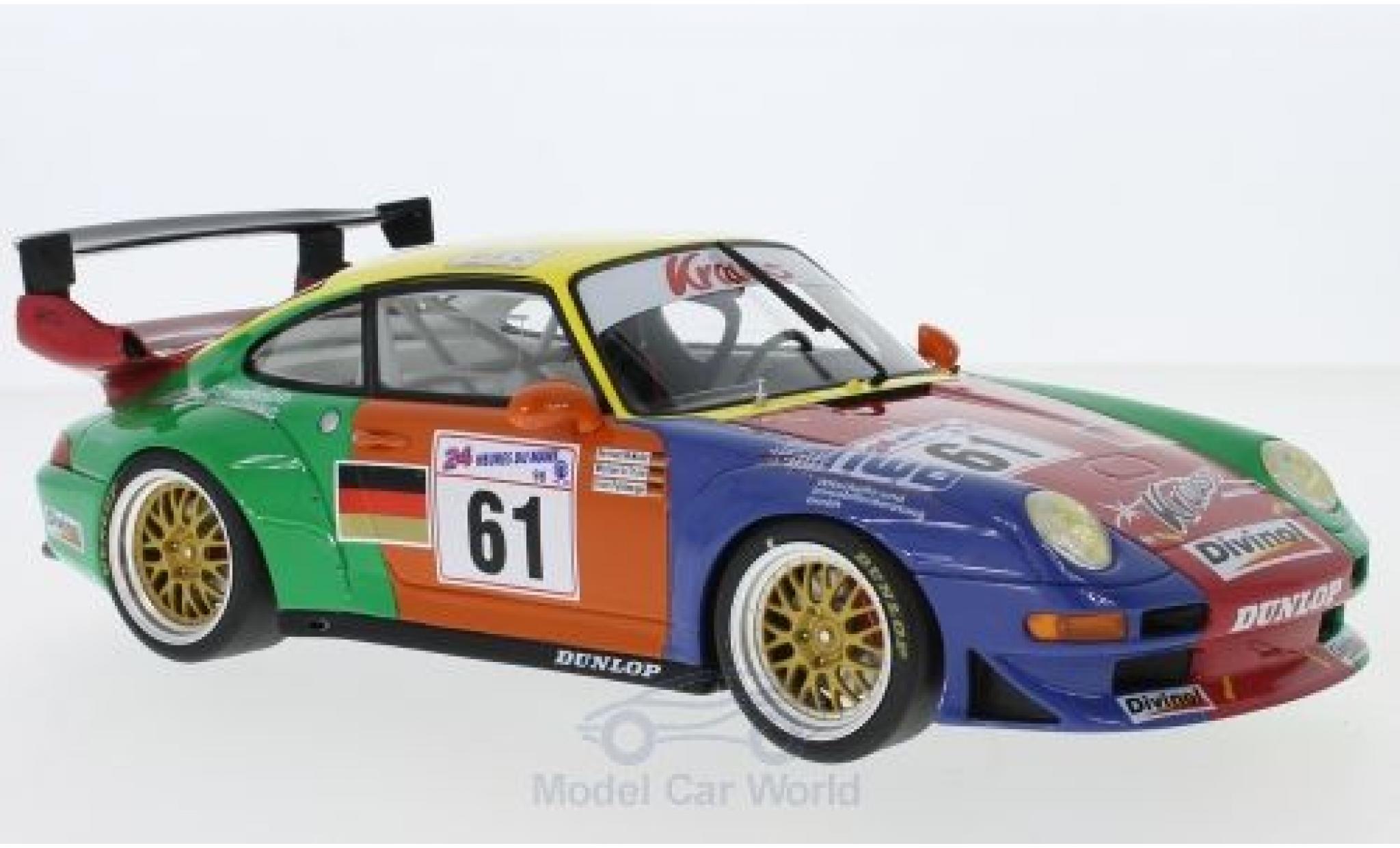 Porsche 996 GT2 1/18 GT Spirit 911 (993) GT2 No.61 Krauss Race Sports Intl. 24h Le Mans 1998 B.M&uuml;ller/M.Trunk/E.Palmberger diecast model cars