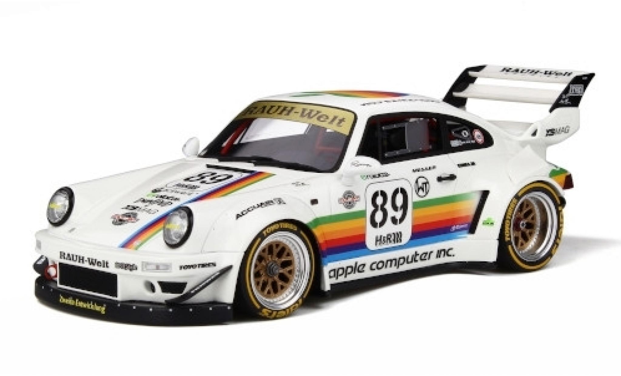Porsche 993 RWB 1/18 GT Spirit 911 () RWB Body Kit white/Dekor diecast model cars