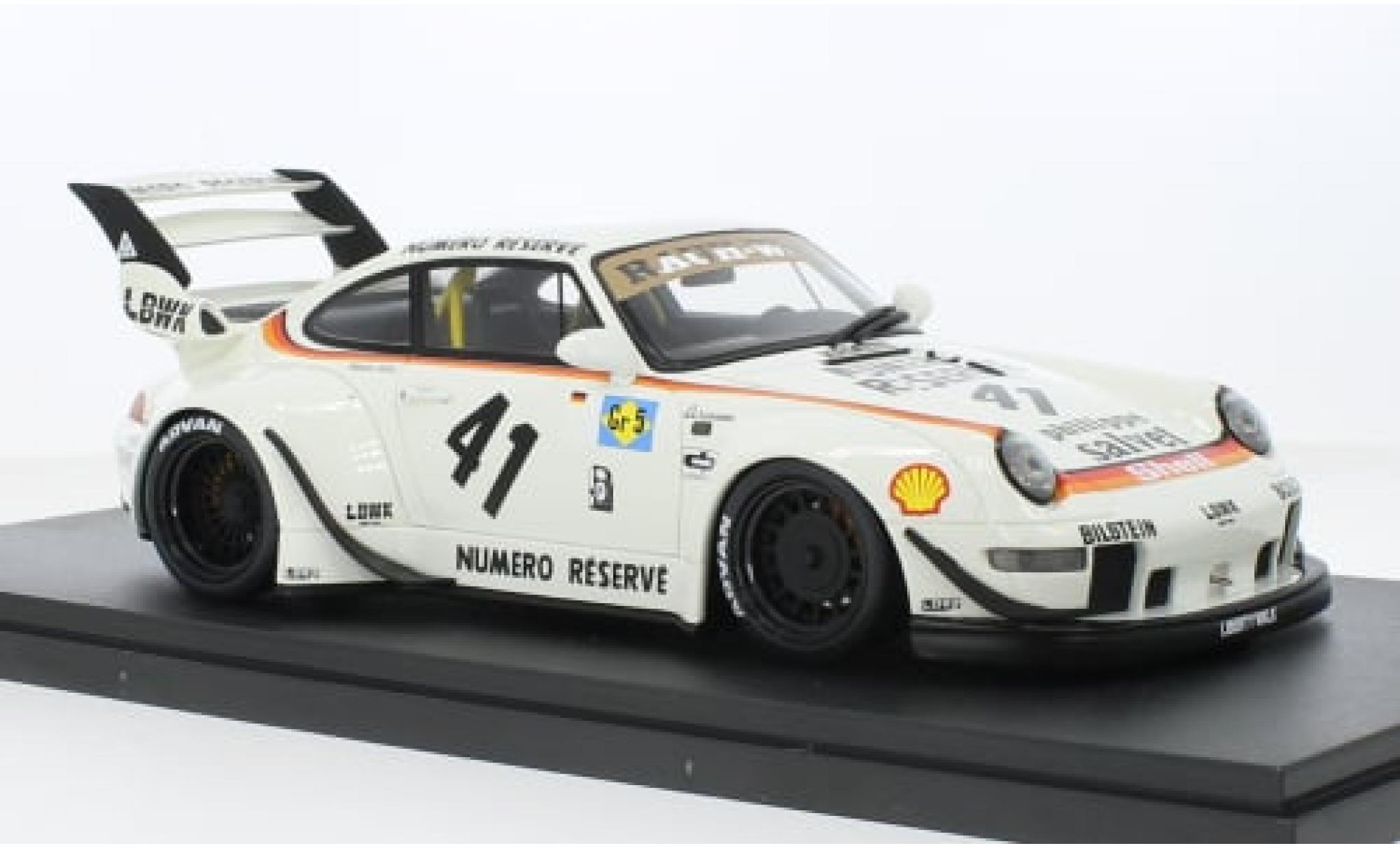 Porsche 993 RWB 1/18 GT Spirit 911  white Kato-San 1:18 diecast model cars