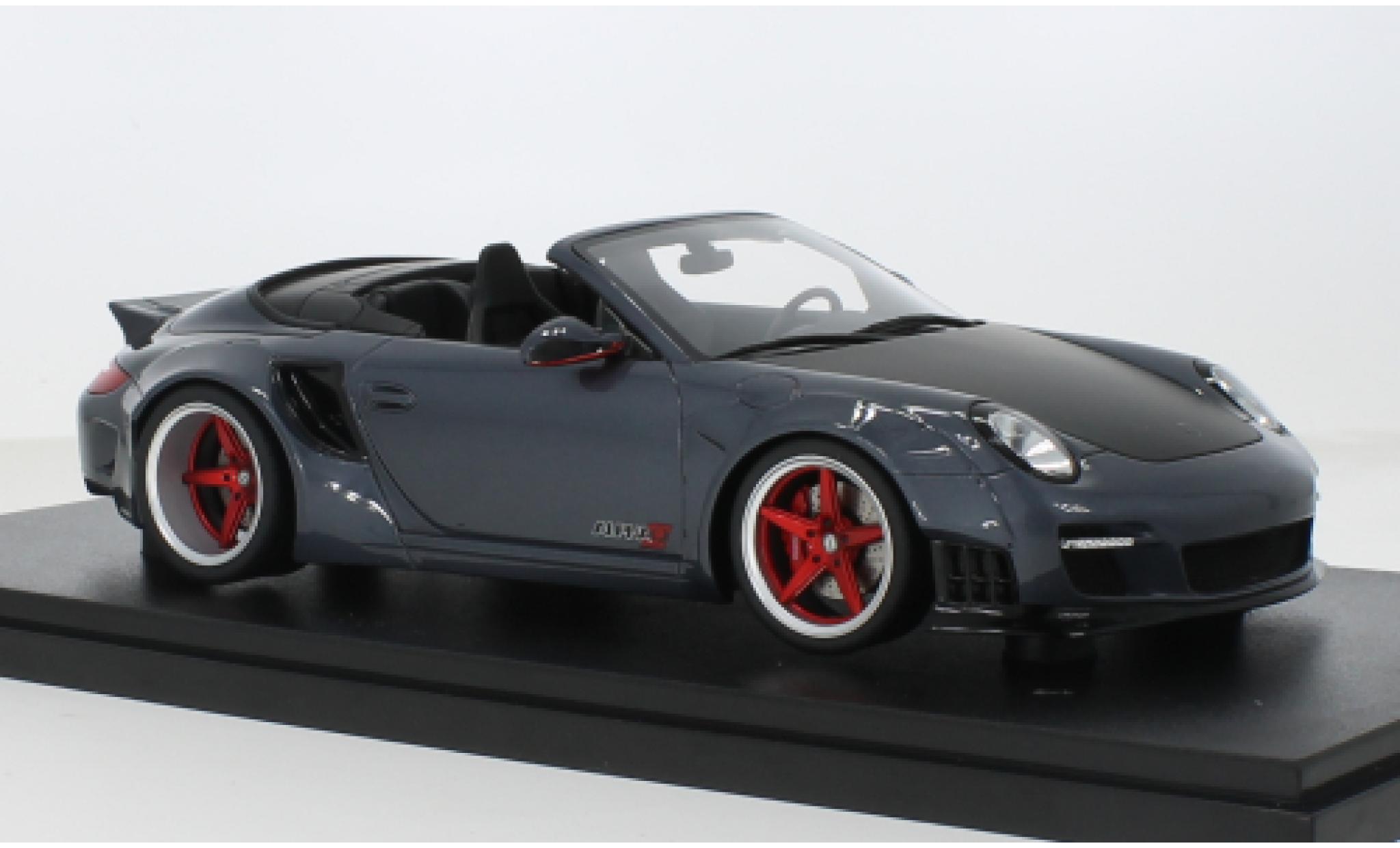 Porsche 991 1/18 GT Spirit 911 (997) Convertible LB-Works grey 2016 1:18 diecast model cars