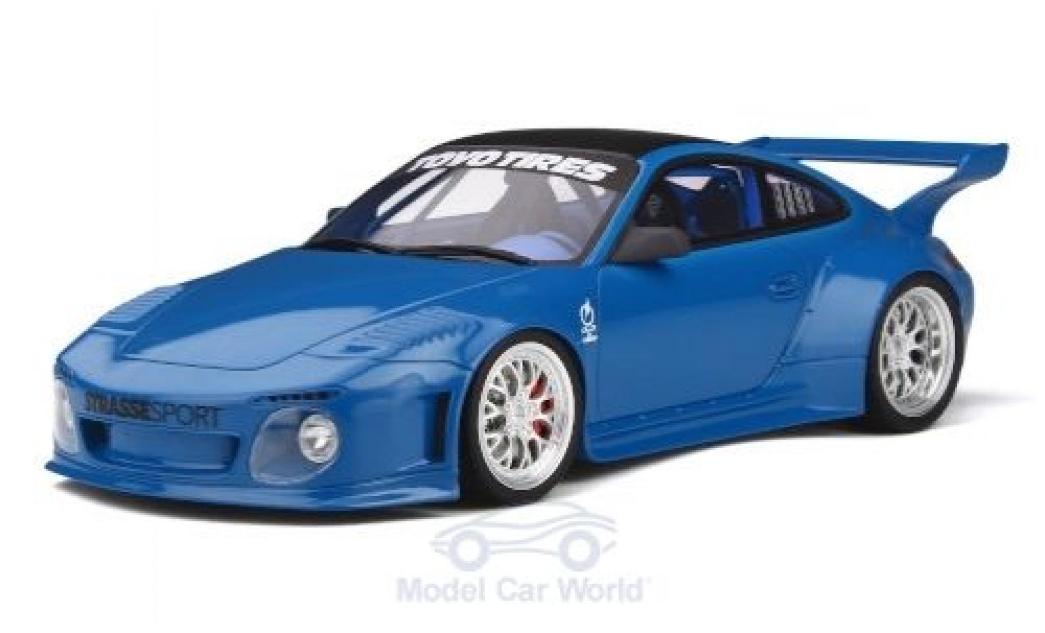 Porsche 991 1/18 GT Spirit 911 (997) Slant Nose Old & New Body Kit blue 2016 diecast model cars