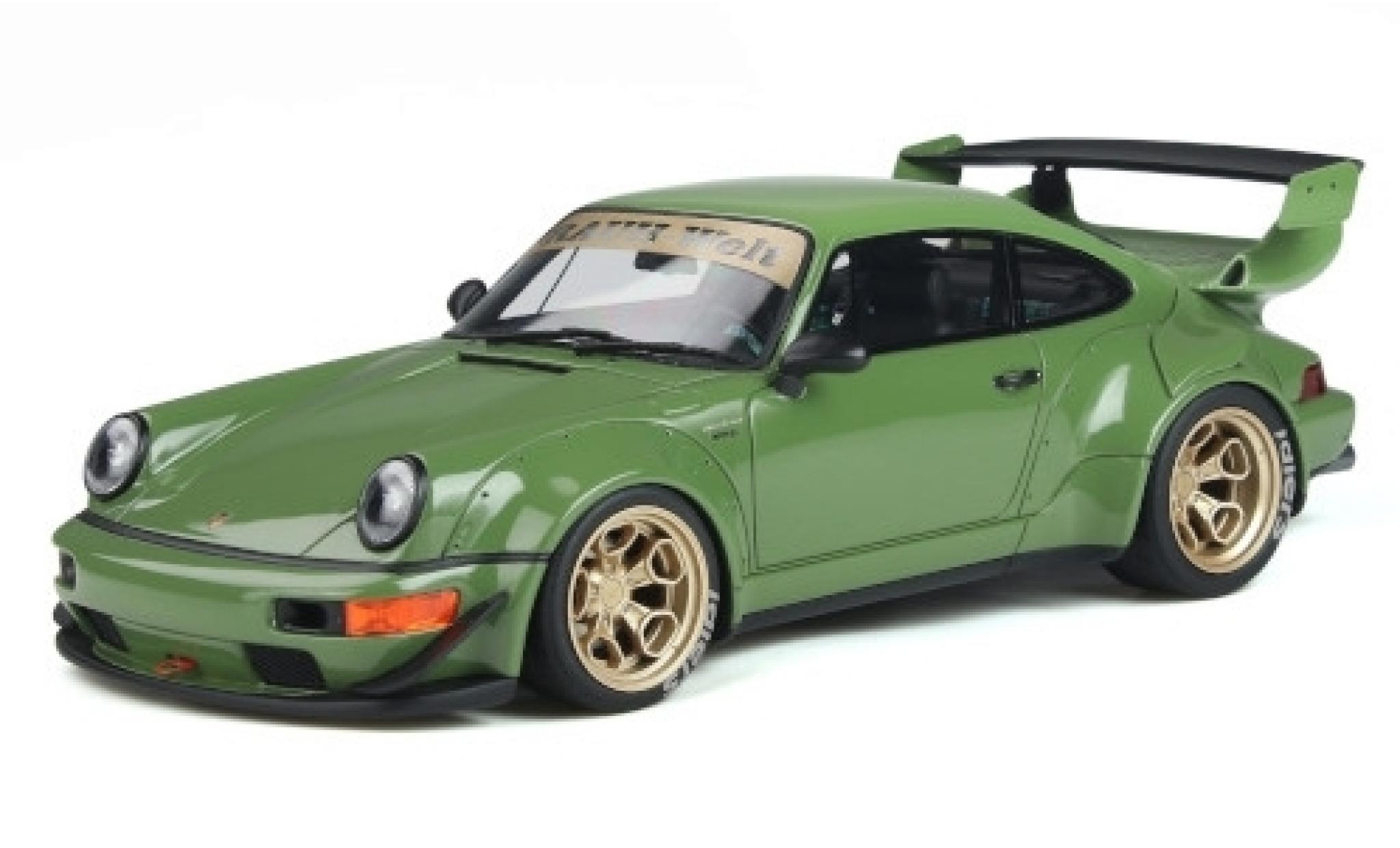 Porsche 911 1/18 GT Spirit RWB Body Kit green diecast model cars