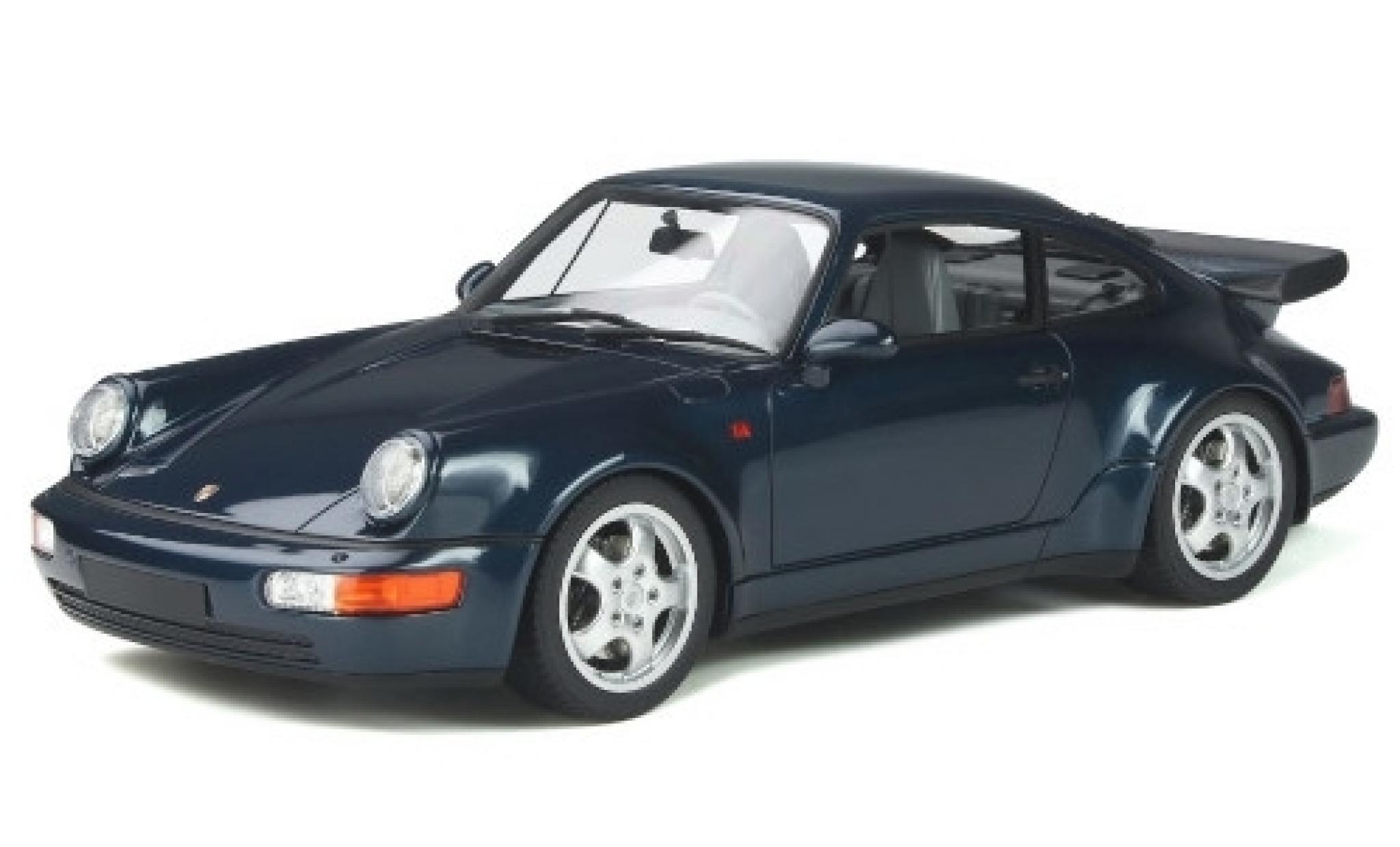 Porsche 964 Turbo 1/18 GT Spirit 911 Turbo 3.3 () blue 1991 diecast model cars
