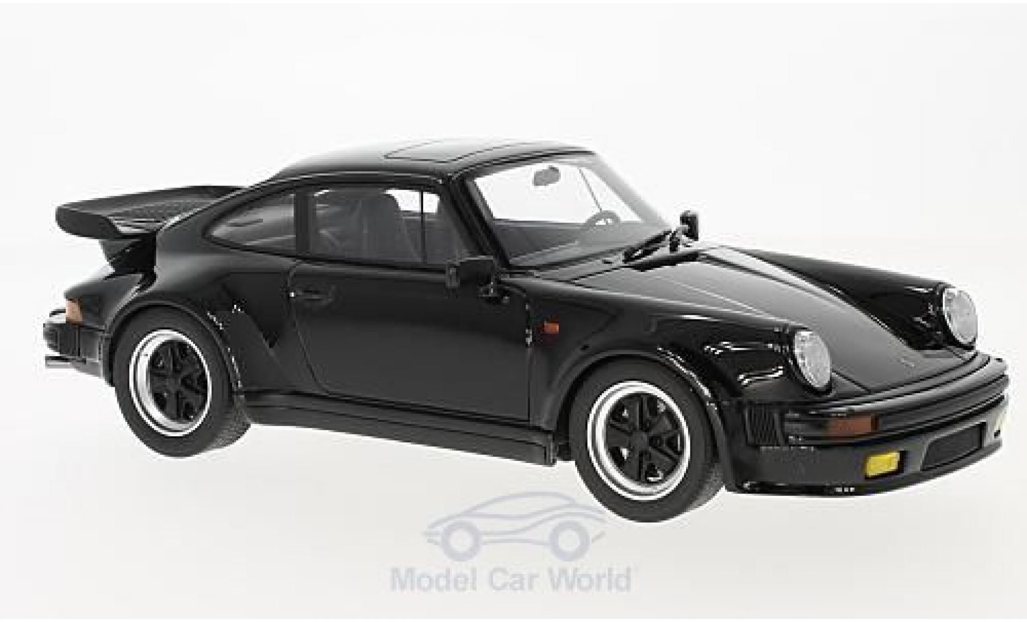 Porsche 911 Turbo 1/18 GT Spirit Turbo S black diecast model cars