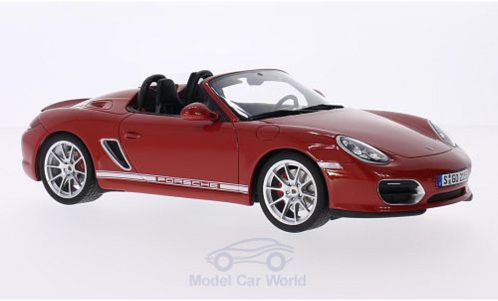 Porsche Boxster 1/18 GT Spirit (987) Spyder red diecast model cars