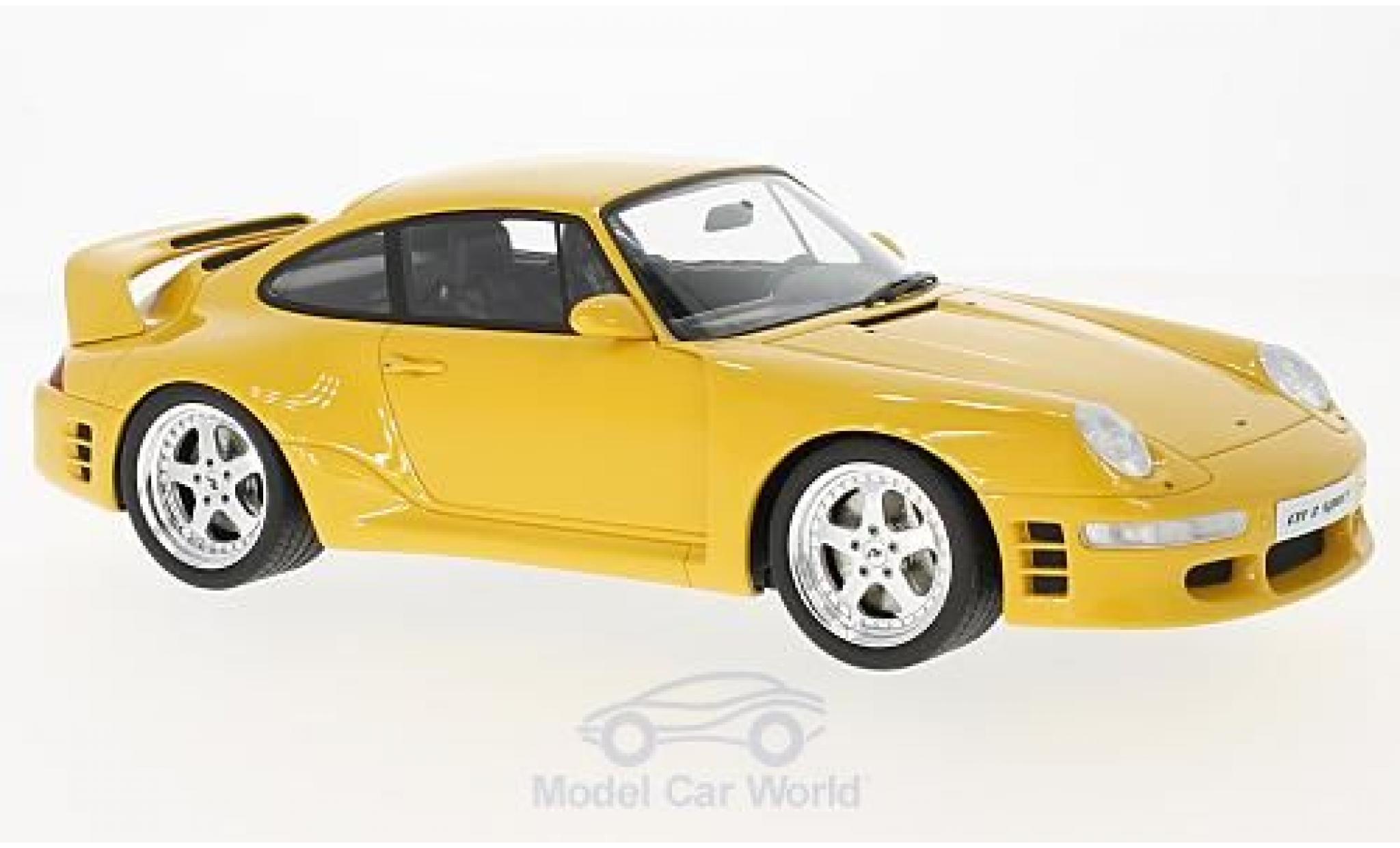 Ruf CTR 2 1/18 GT Spirit Porsche 2 Sport yellow 1997 diecast model cars