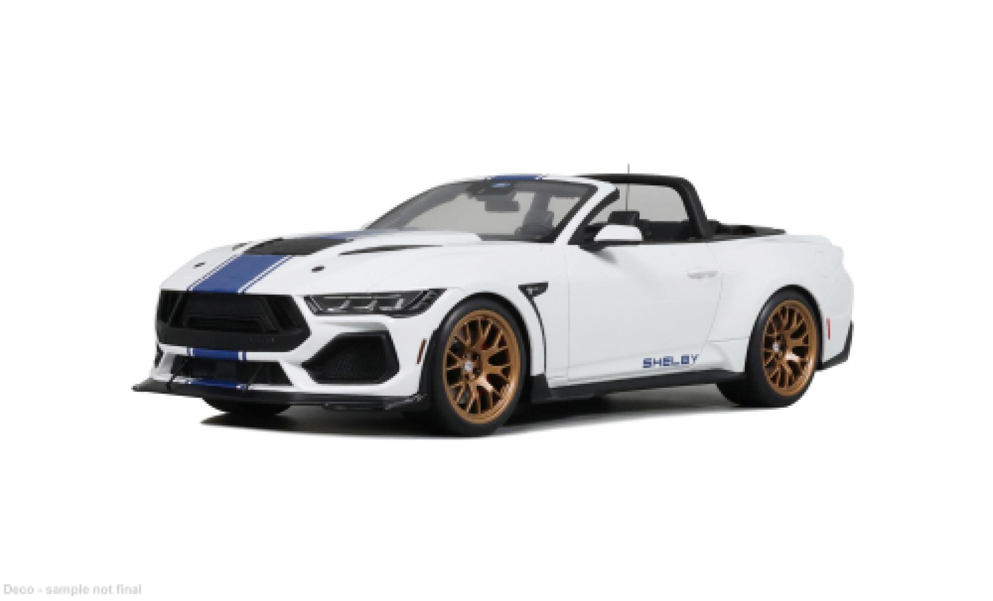 Shelby Mustang 1/18 GT Spirit Super Snake white/blue 2025 1:18 diecast model cars