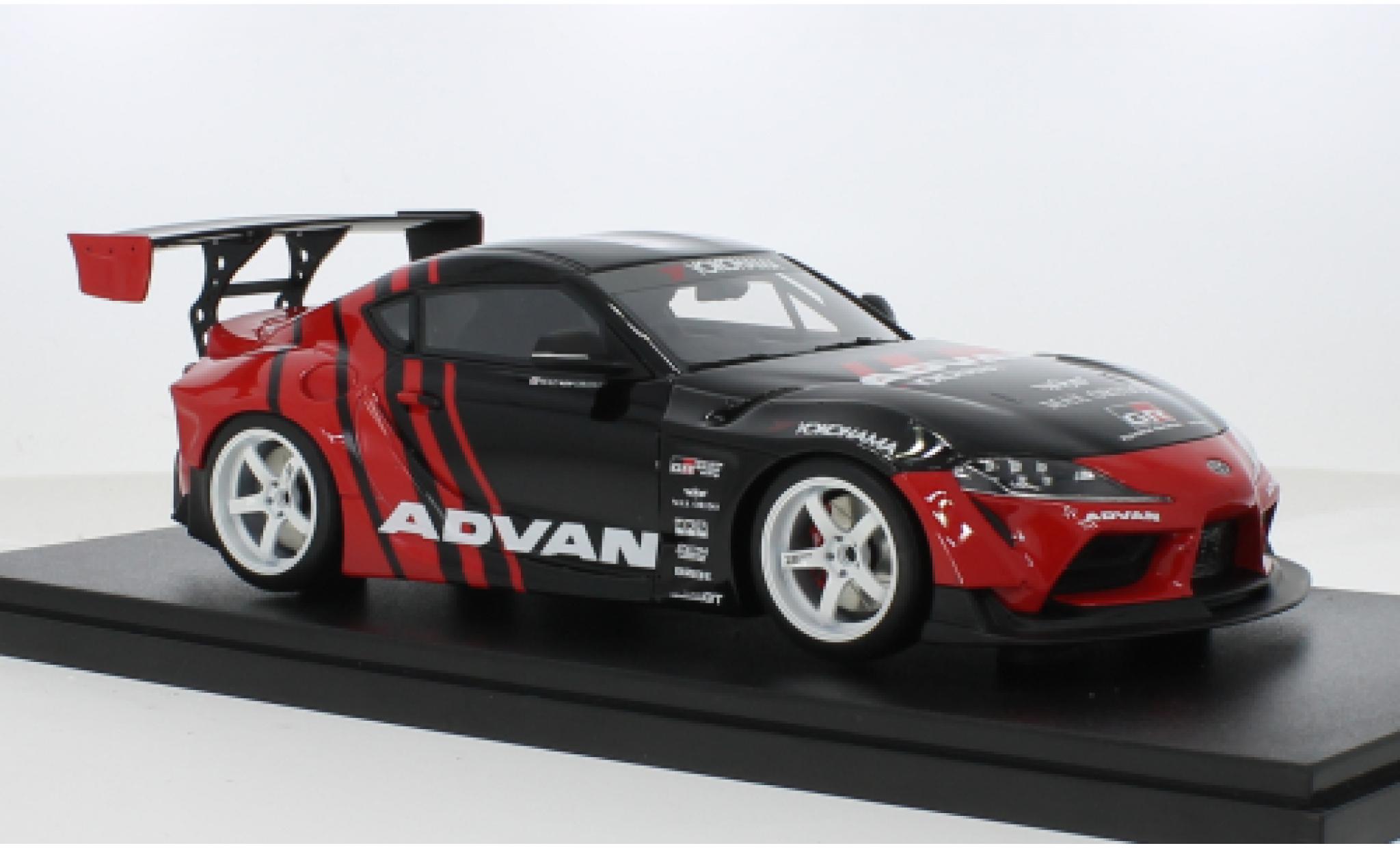 Toyota Supra 1/18 GT Spirit GR by Advan black/red 2020 1:18 diecast model cars