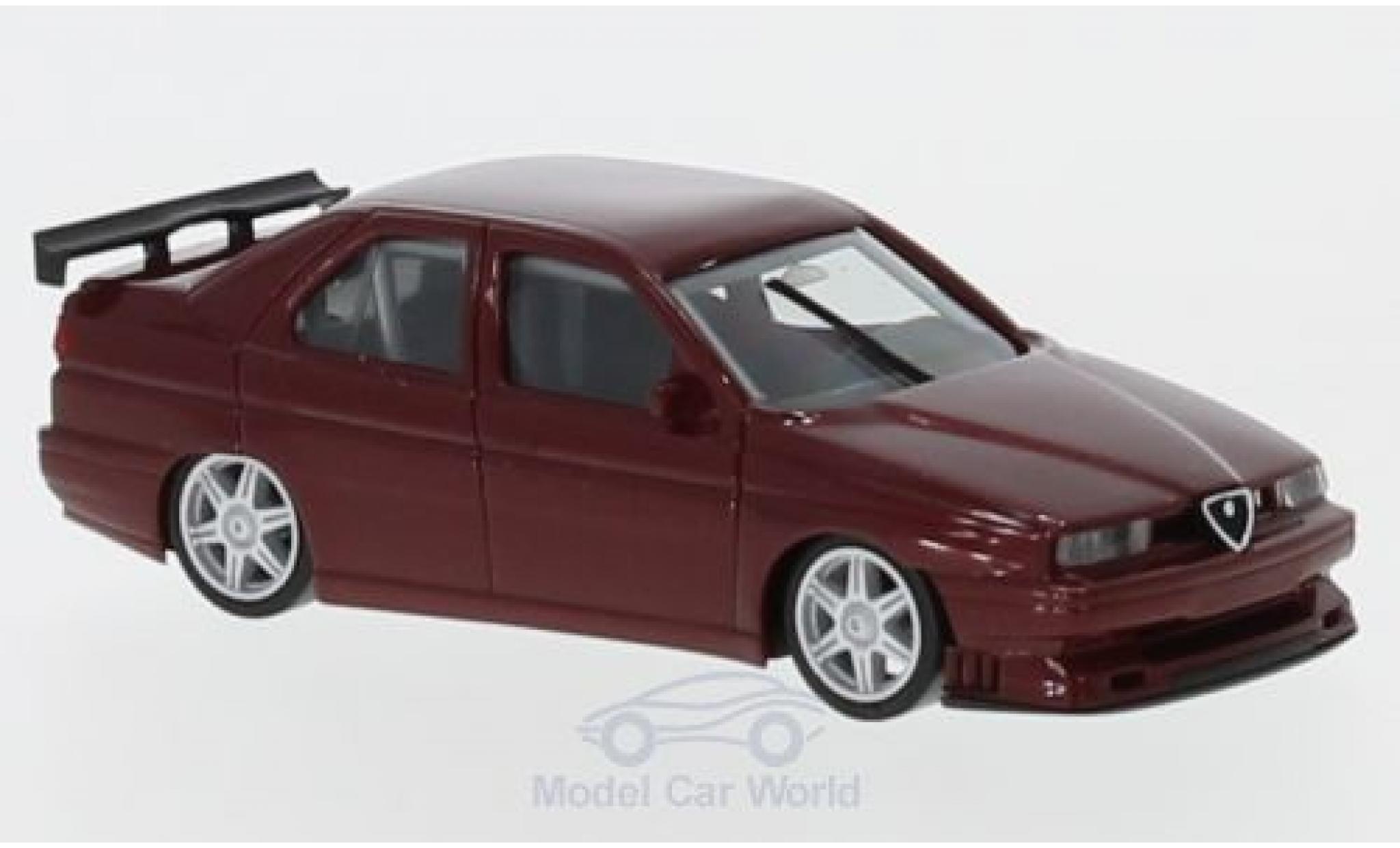 Alfa Romeo 155 1/87 Herpa Racing metallic red diecast model cars