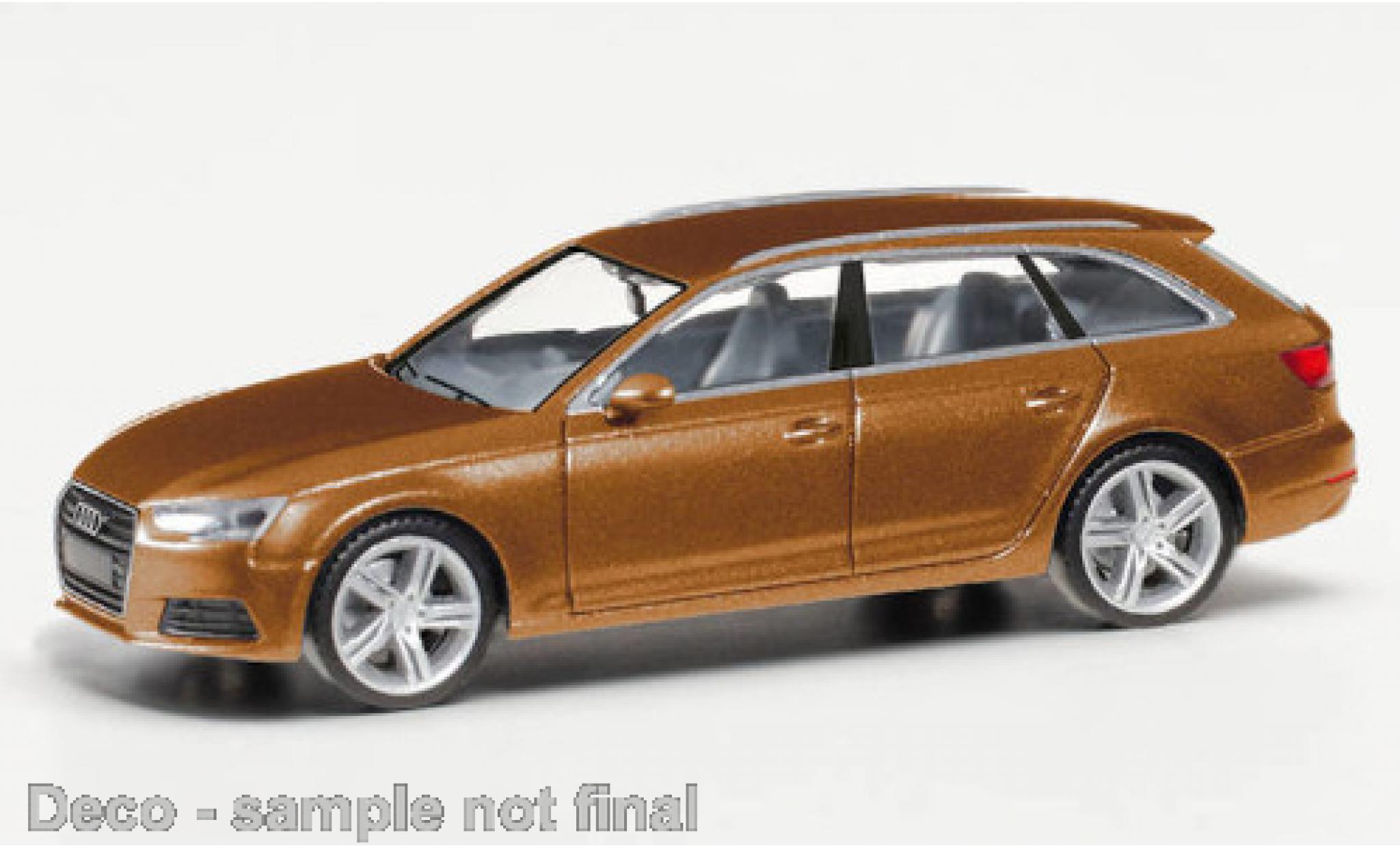 Audi A4 1/87 Herpa Avant metallic brown diecast model cars
