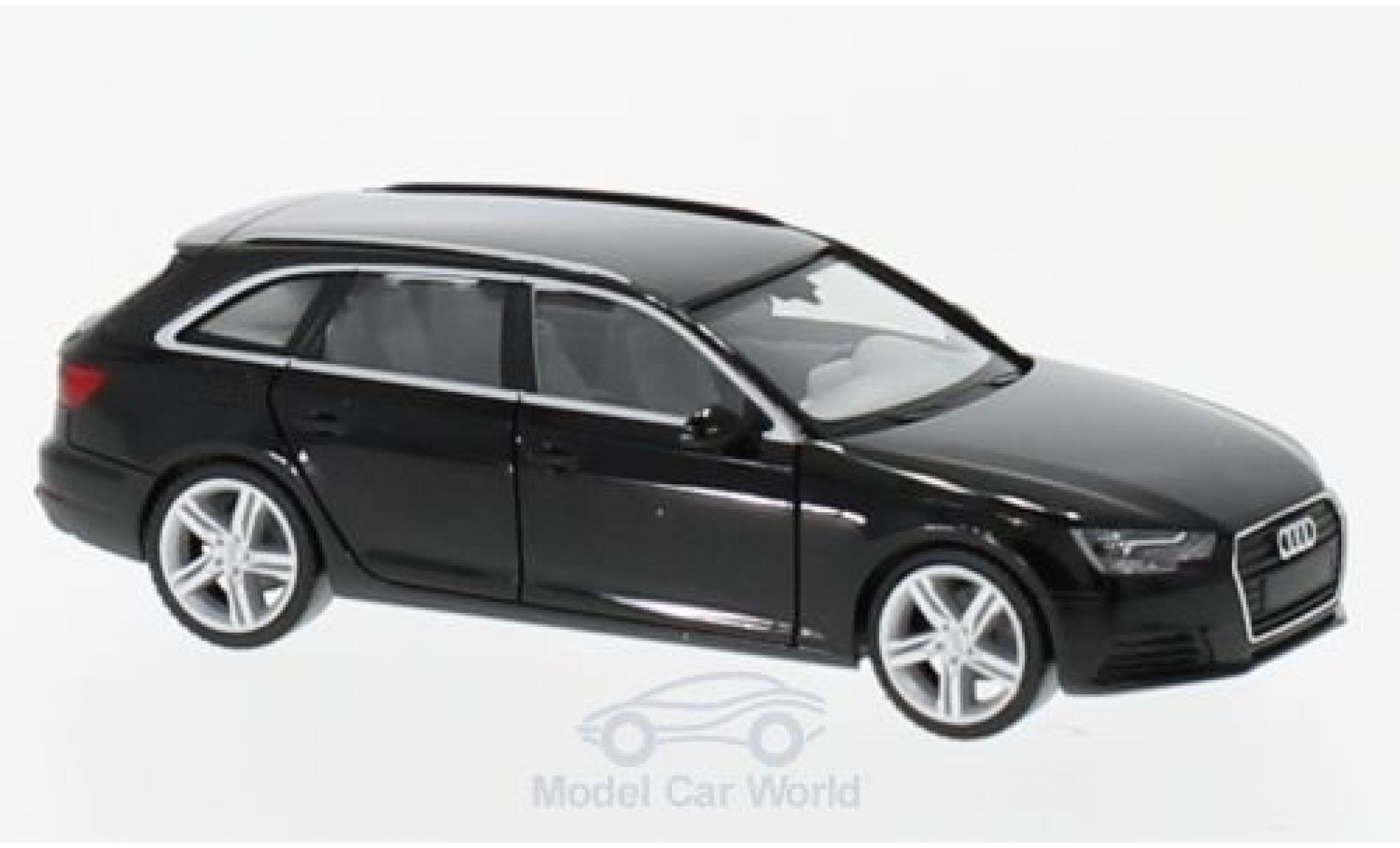 Audi A4 Avant 1/87 Herpa (B9) Avant black diecast model cars