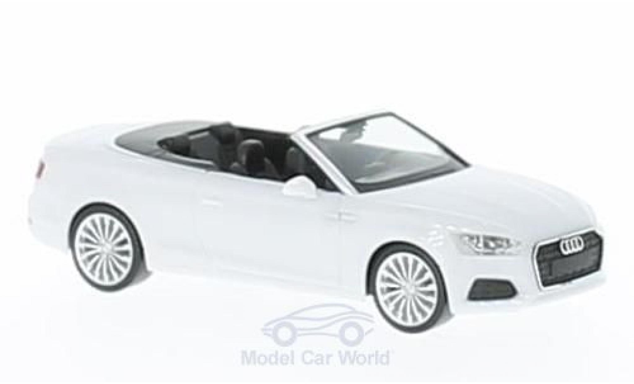Audi A5 1/87 Herpa Convertible white diecast model cars