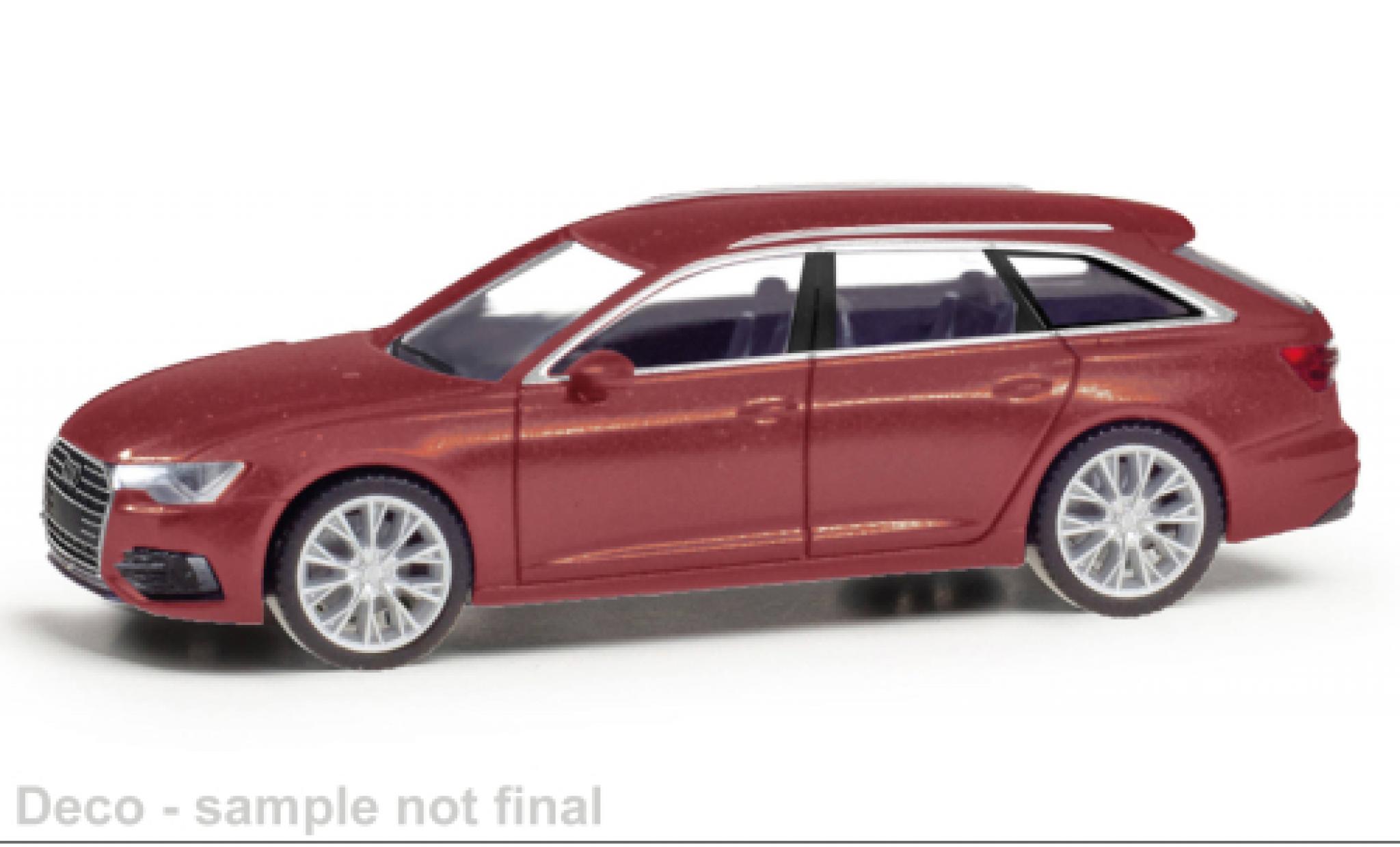 Audi A6 1/87 Herpa Avant red 1:87 diecast model cars