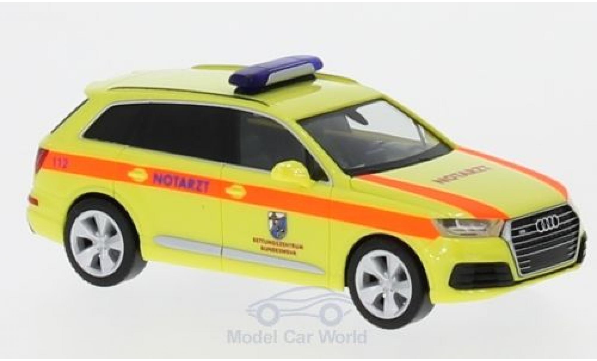 Audi Q7 1/87 Herpa Rettungszentrum Bundeswehr Hannover diecast model cars