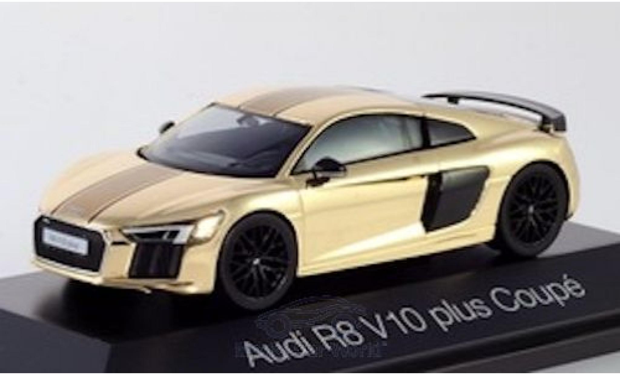 Audi R8 1/43 Herpa V10 Plus gold diecast model cars