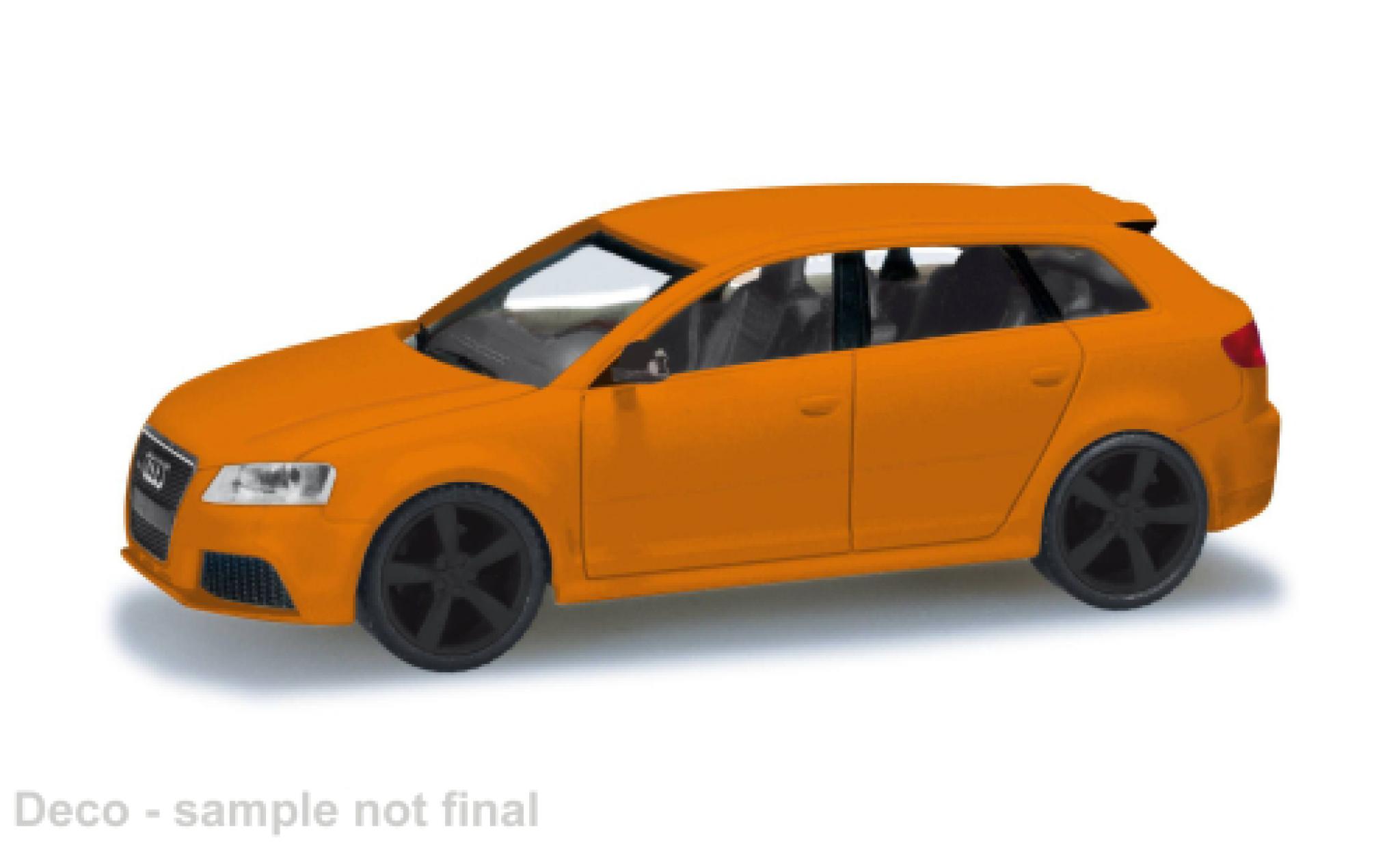 Audi RS3 1/87 Herpa Sportback orange 2011 1:87 diecast model cars