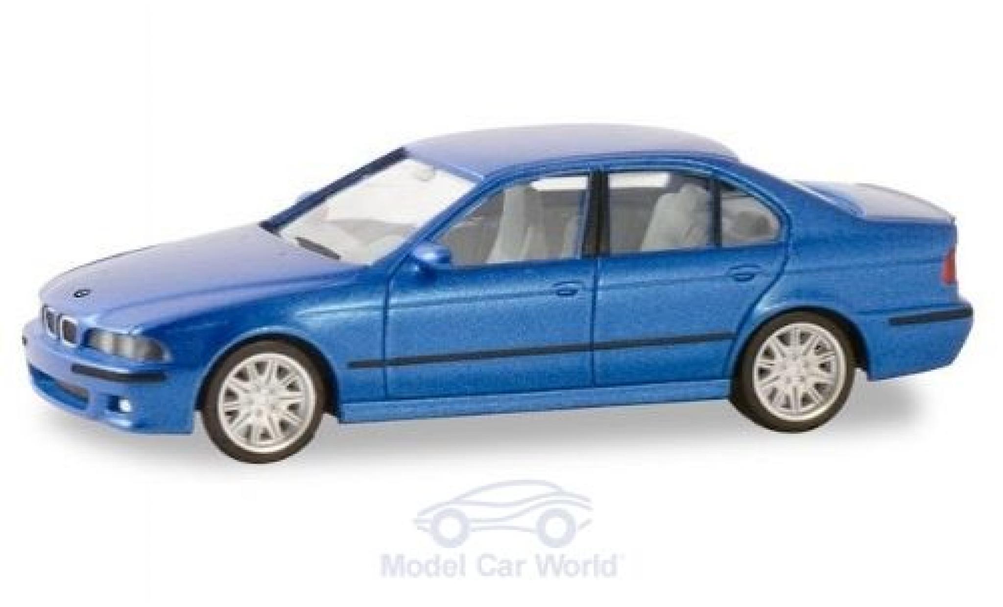 Bmw M5 1/87 Herpa (E34) metallic blue diecast model cars