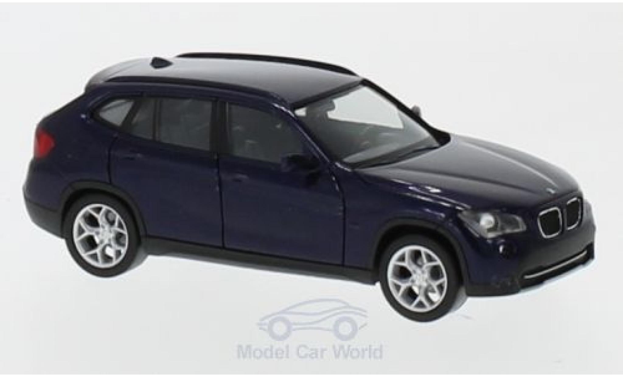 Bmw X1 1/87 Herpa metallic blue diecast model cars