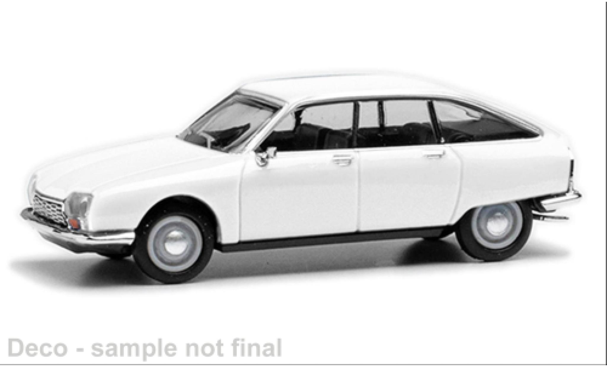 Citroen GS 1/87 Herpa white 1:87 diecast model cars