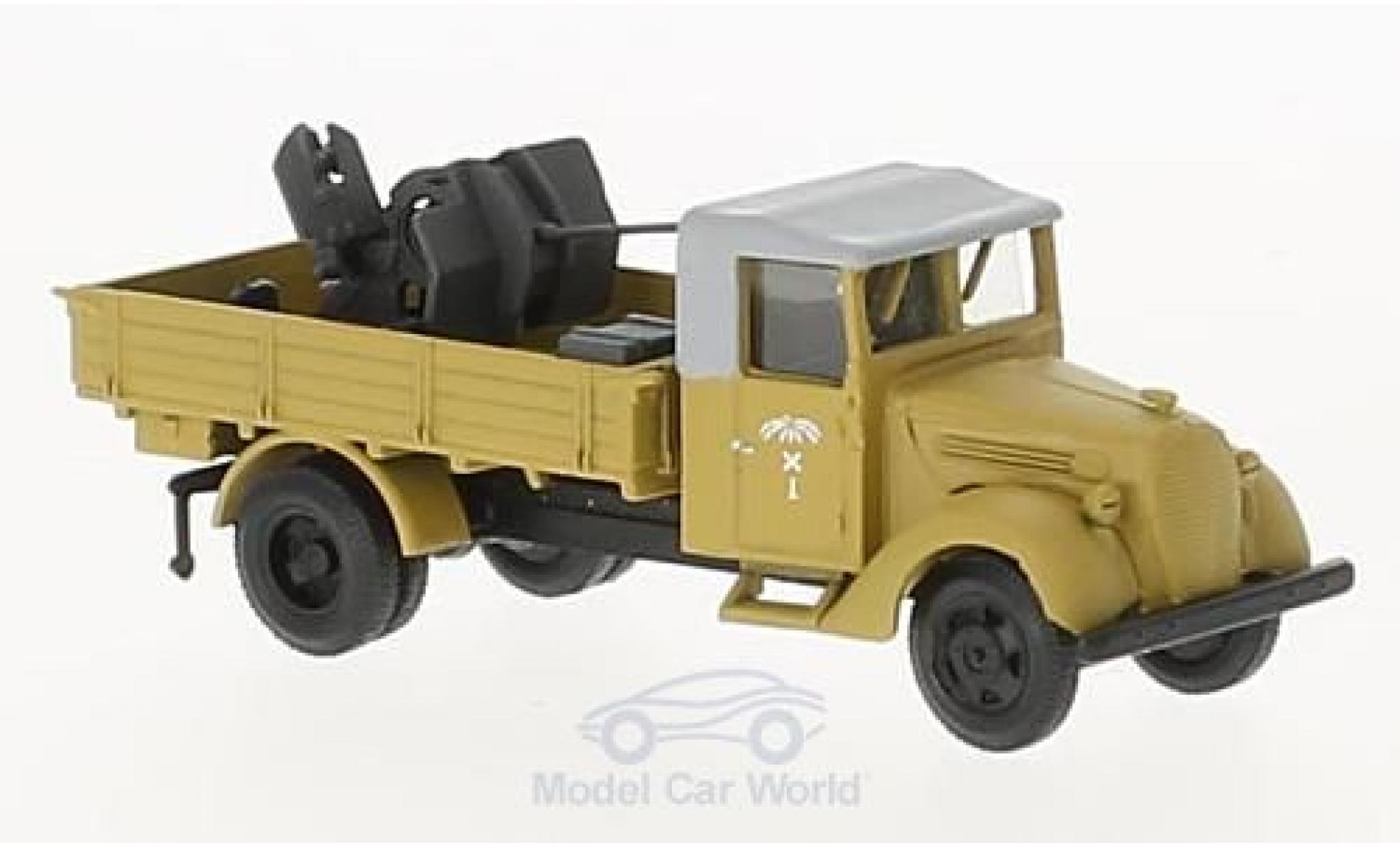 Ford 997 1/87 Herpa T Flak Das Deutsche Afrikakorps von Rommel Fahrerhaus mit Plane und 37mm Flak diecast model cars