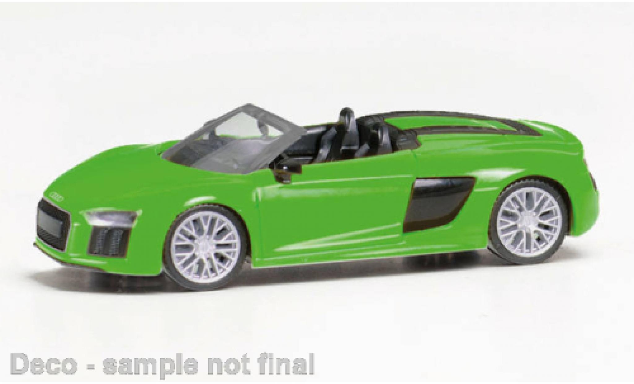 Audi R8 1/87 Herpa V10 Spyder la chaux diecast model cars