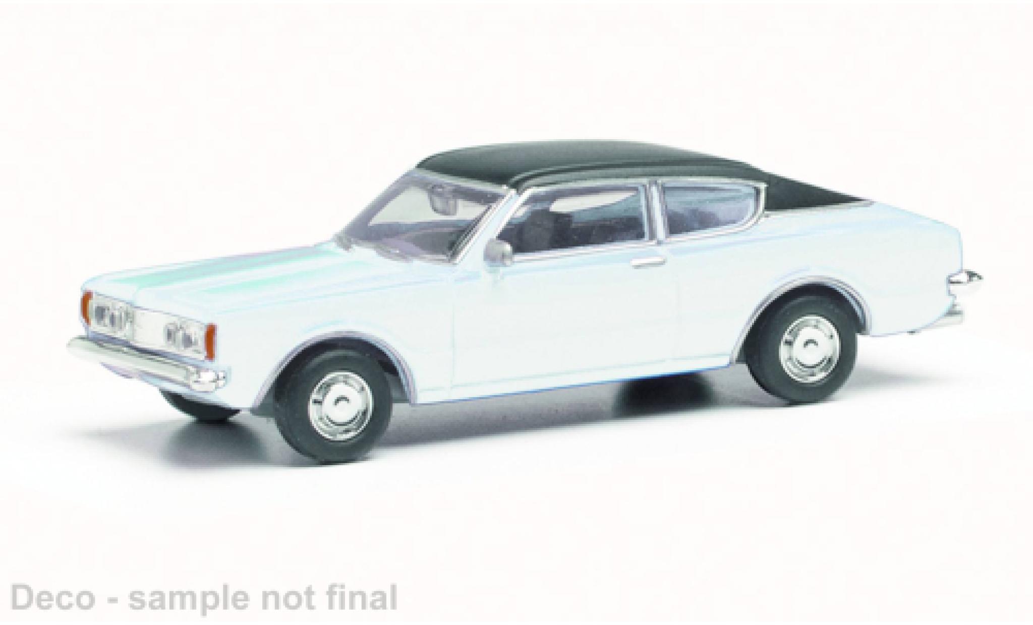 Ford Taunus 1/87 Herpa TC I Coupe white/black diecast model cars