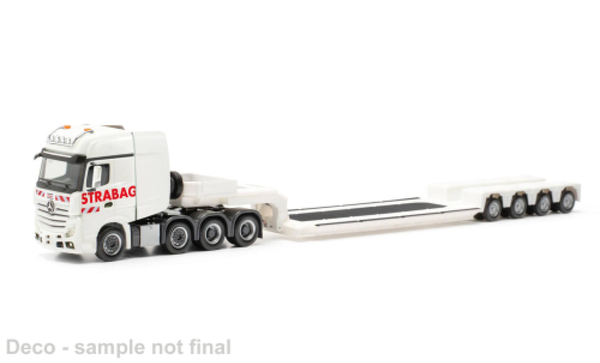 Mercedes Actros 1/87 Herpa Gigaspace STRABAG diecast model cars