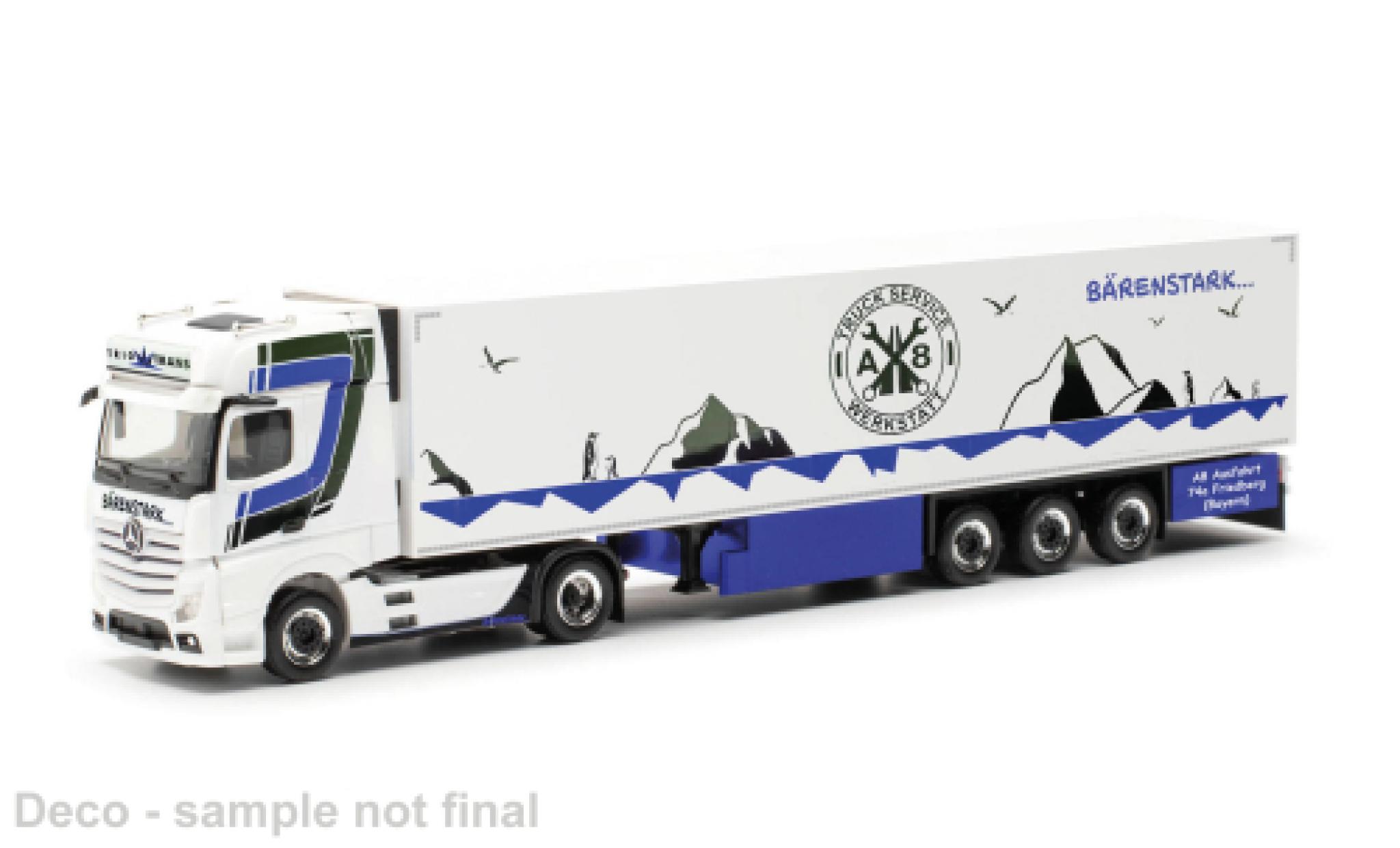 Mercedes Actros 1/87 Herpa Gigaspace Trio-Trans diecast model cars