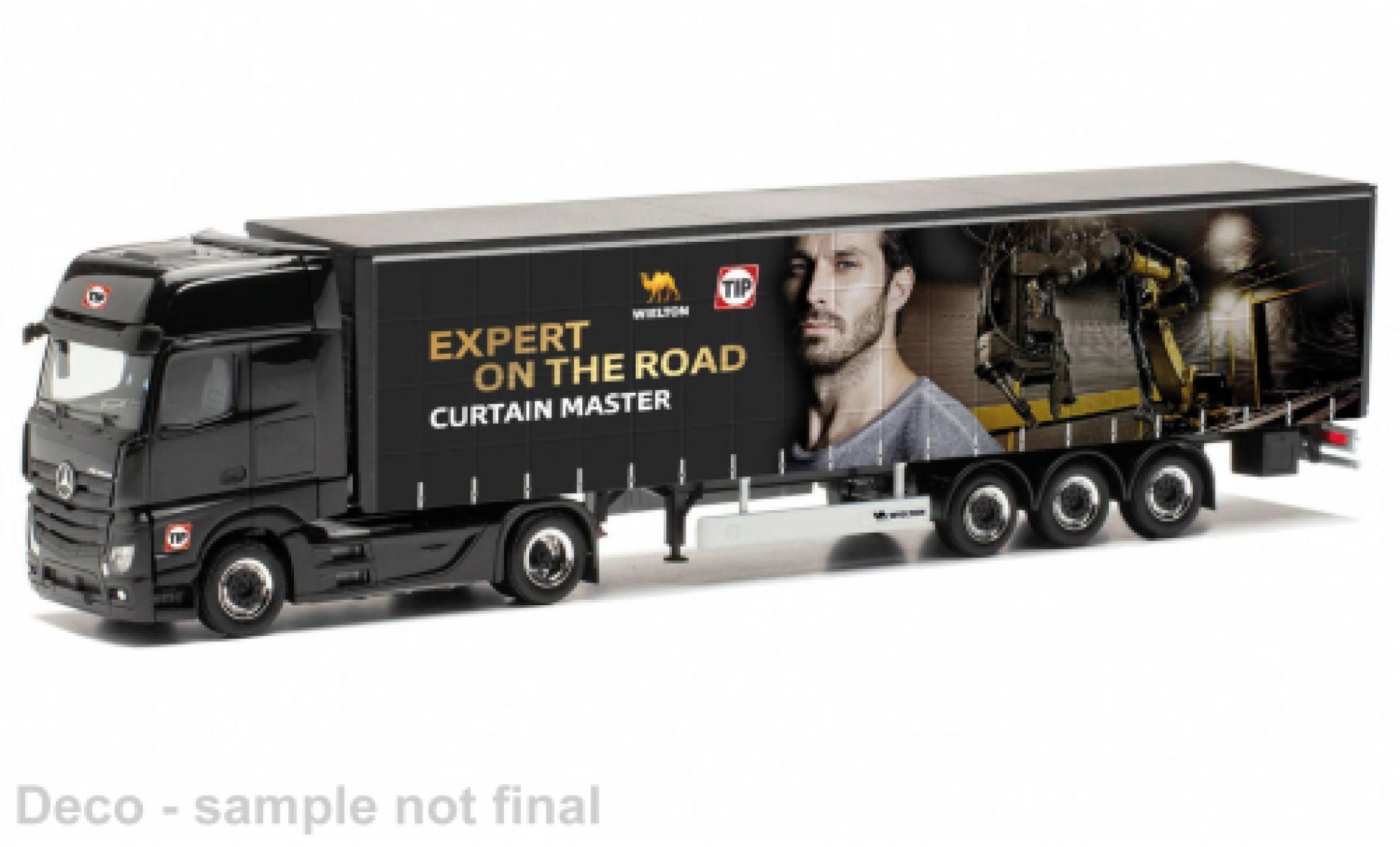 Mercedes Actros 1/87 Herpa Gigaspace Wielton / TIP diecast model cars