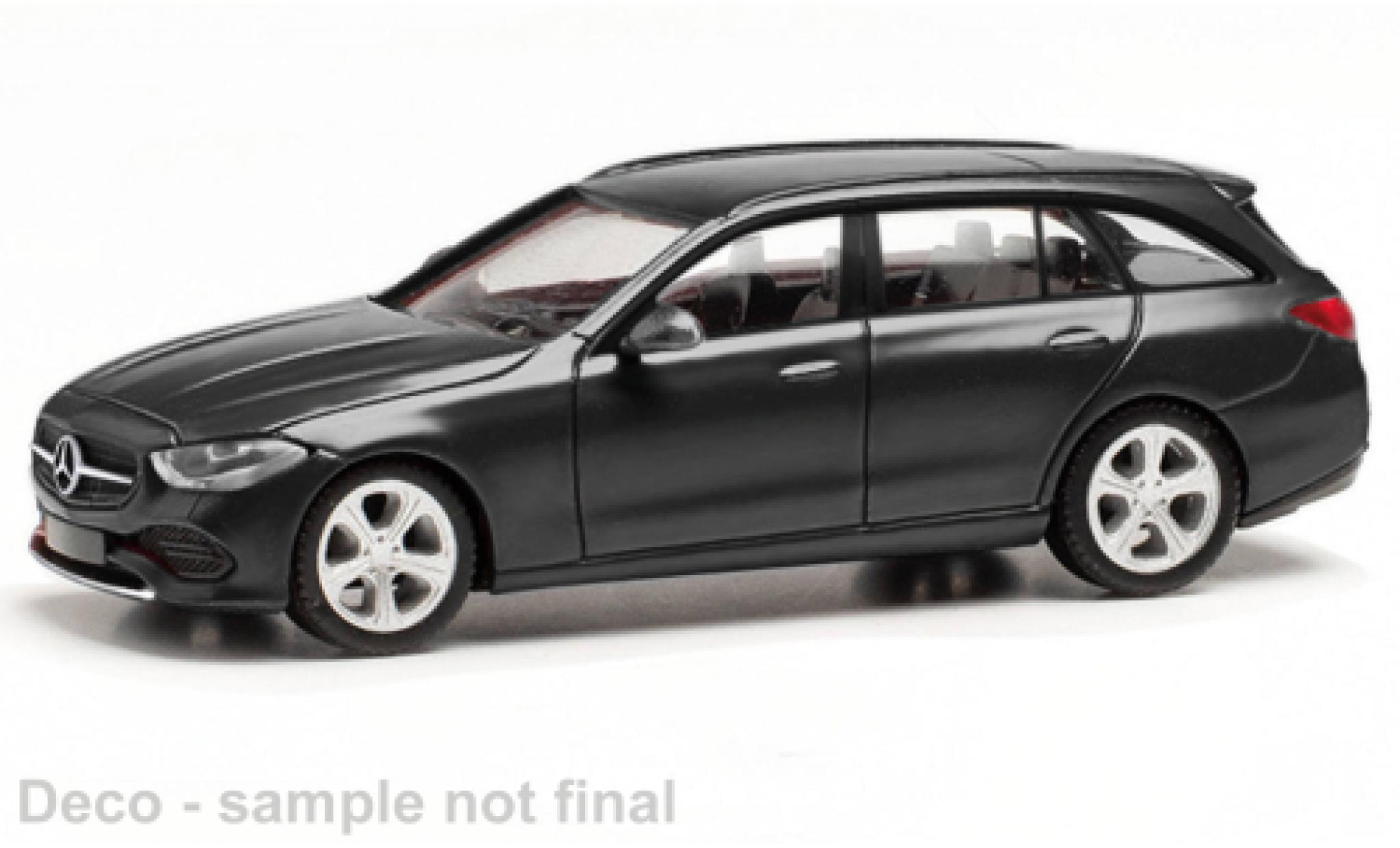 Mercedes CLA 1/87 Herpa C-classe T-Mod&egrave;le black diecast model cars