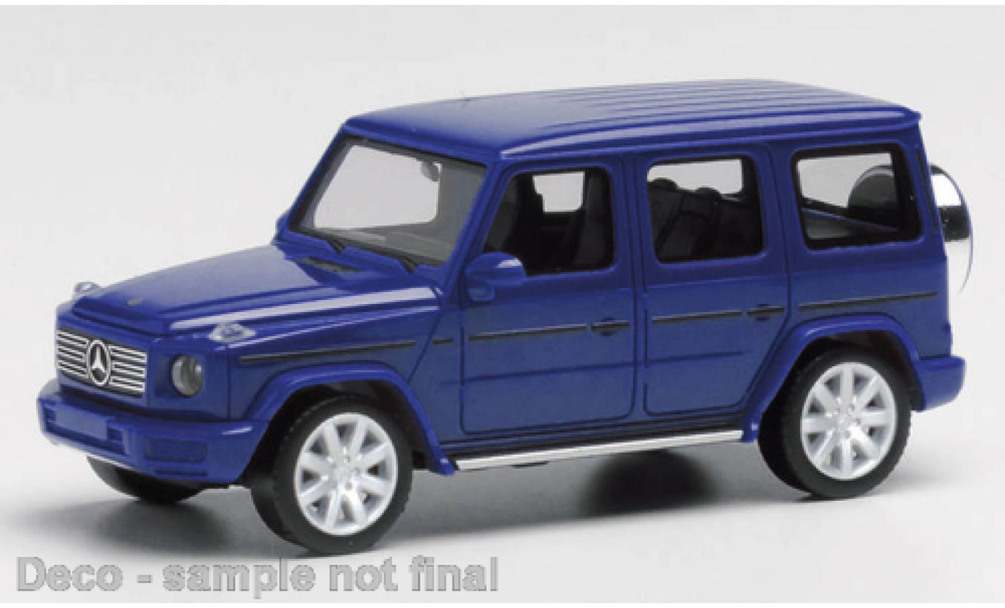 Mercedes Classe G 1/87 Herpa G-classe blue fonc&eacute; diecast model cars