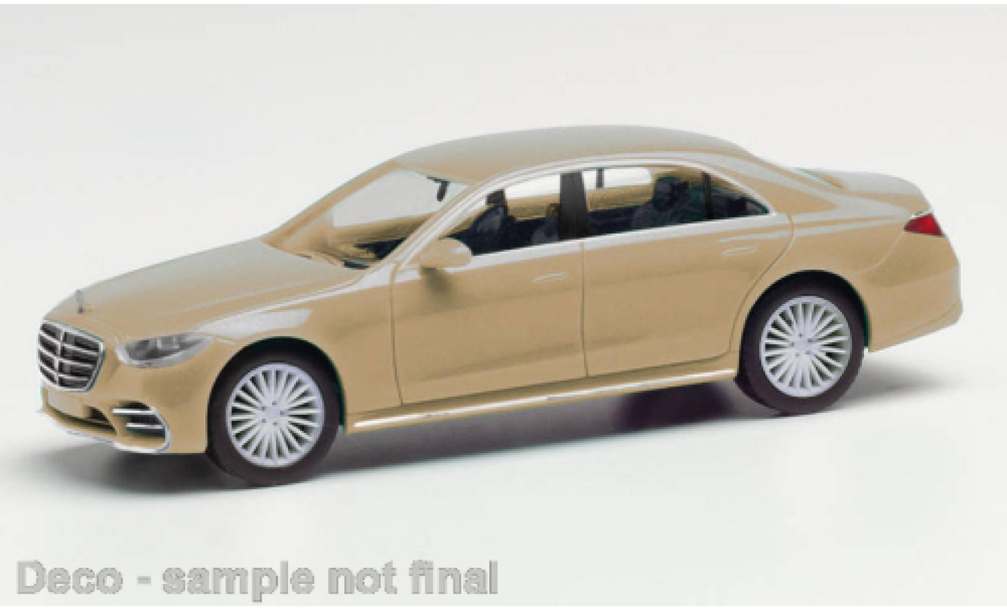 Mercedes CLA 1/87 Herpa S-classe metallise beige diecast model cars
