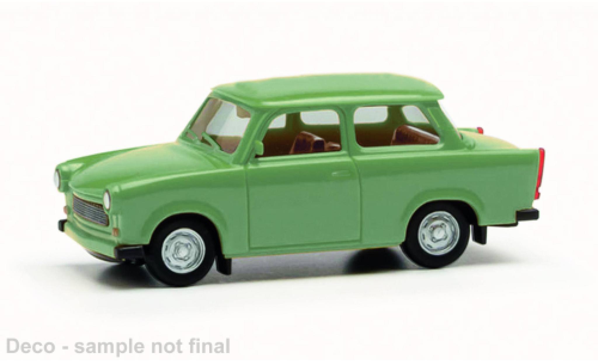 Trabant 601 1/87 Herpa olive clair diecast model cars