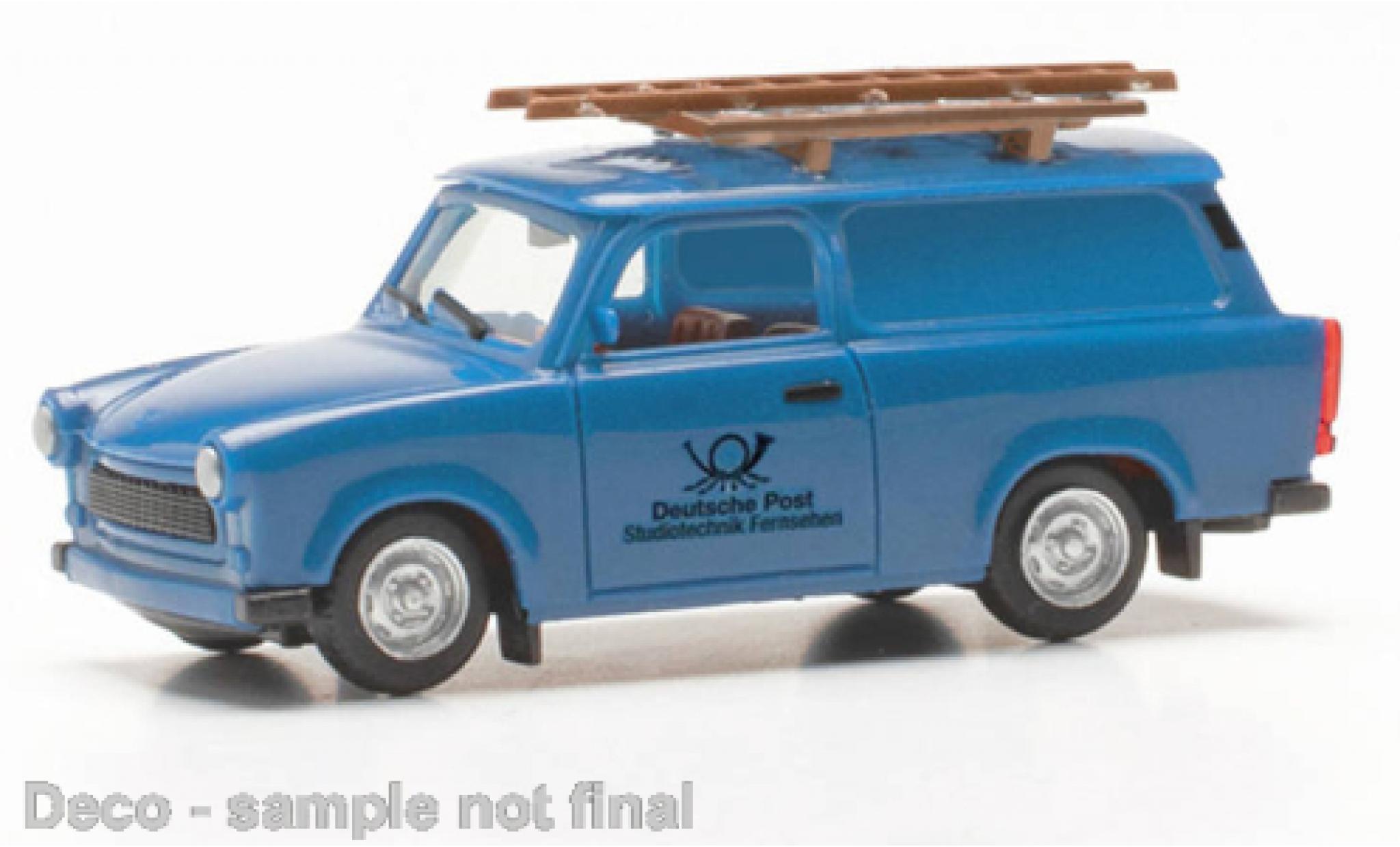 Trabant 601 1/87 Herpa Universal Allemand Post Studiotechnik t&eacute;l&eacute;vision diecast model cars