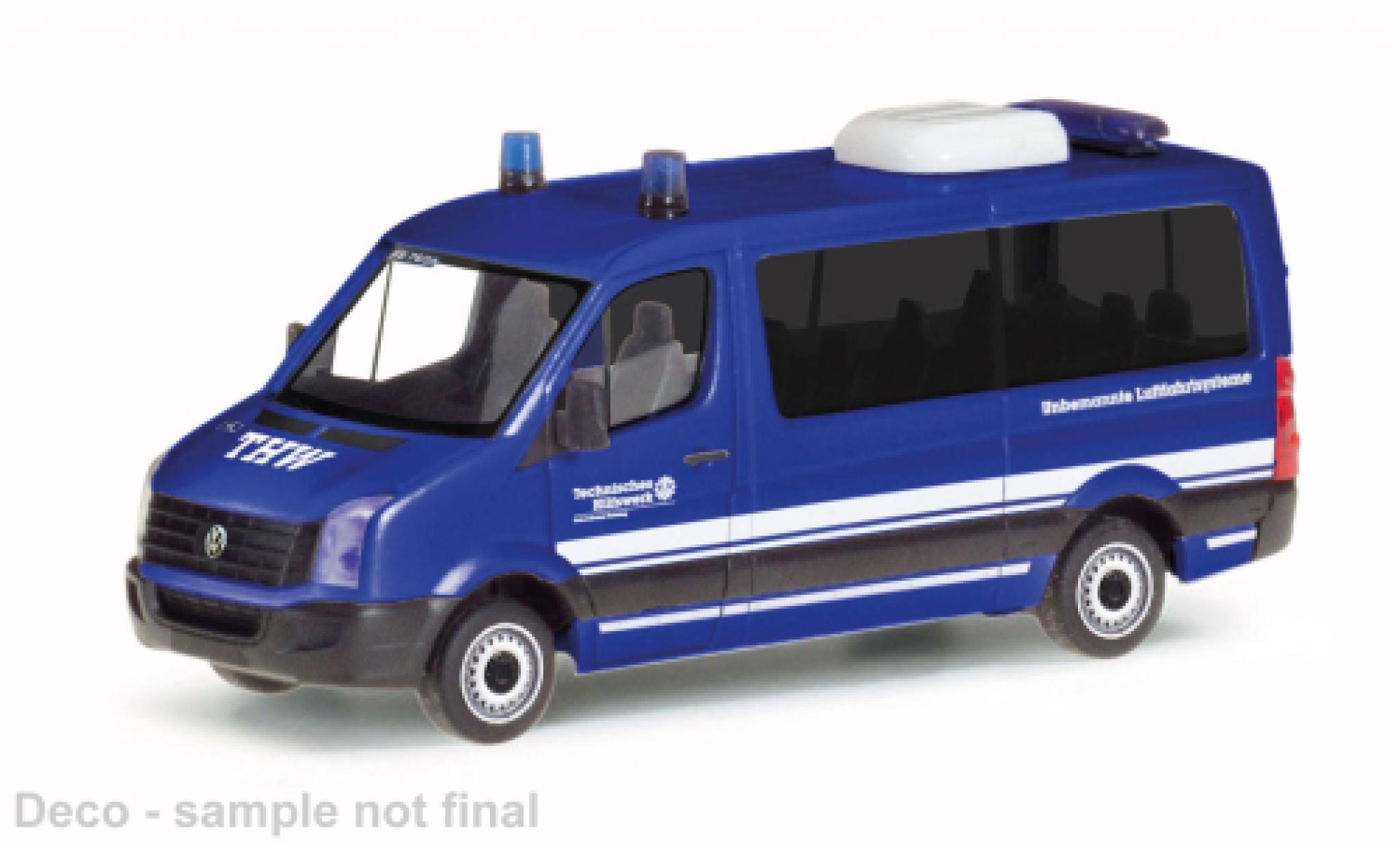 Volkswagen Crafter 1/87 Herpa bus FD THW Freising diecast model cars