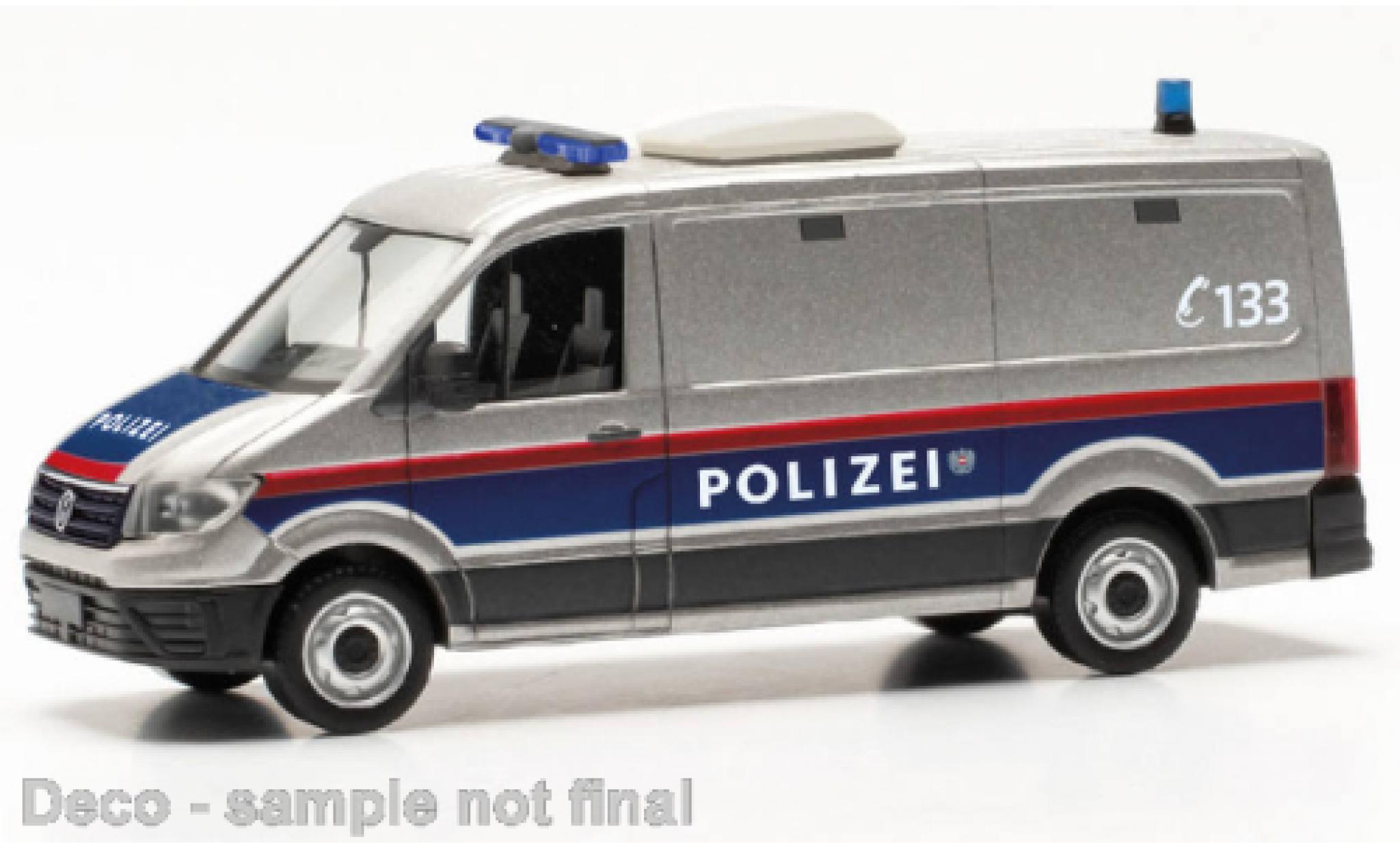 Volkswagen Crafter 1/87 Herpa fourgon FD police Autriche (A) - Gefangenentransport diecast model cars