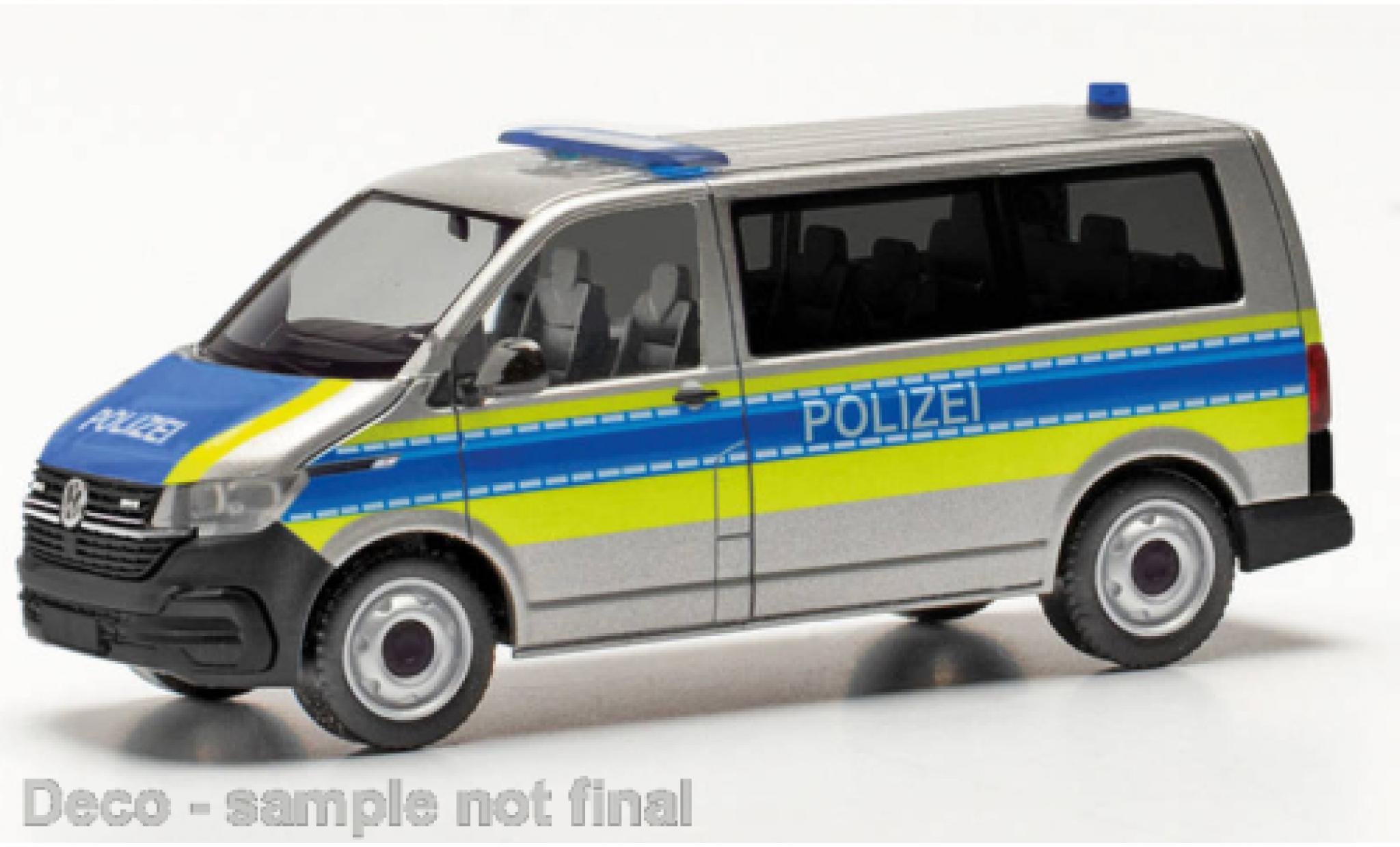 Volkswagen T6 1/87 Herpa .1 bus police Basse-Saxe diecast model cars