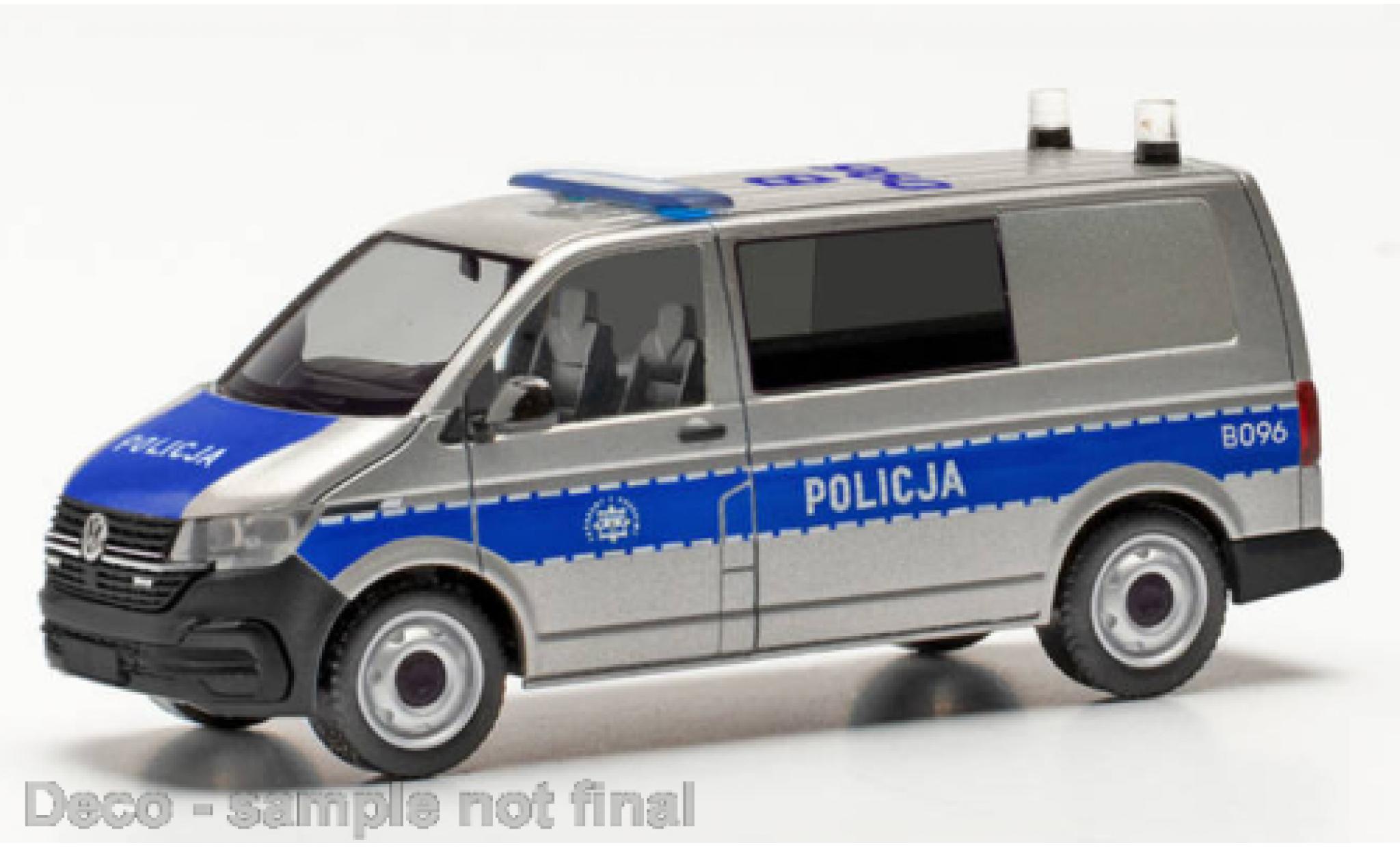 Volkswagen T6 1/87 Herpa .1 bus Policija (PL) diecast model cars