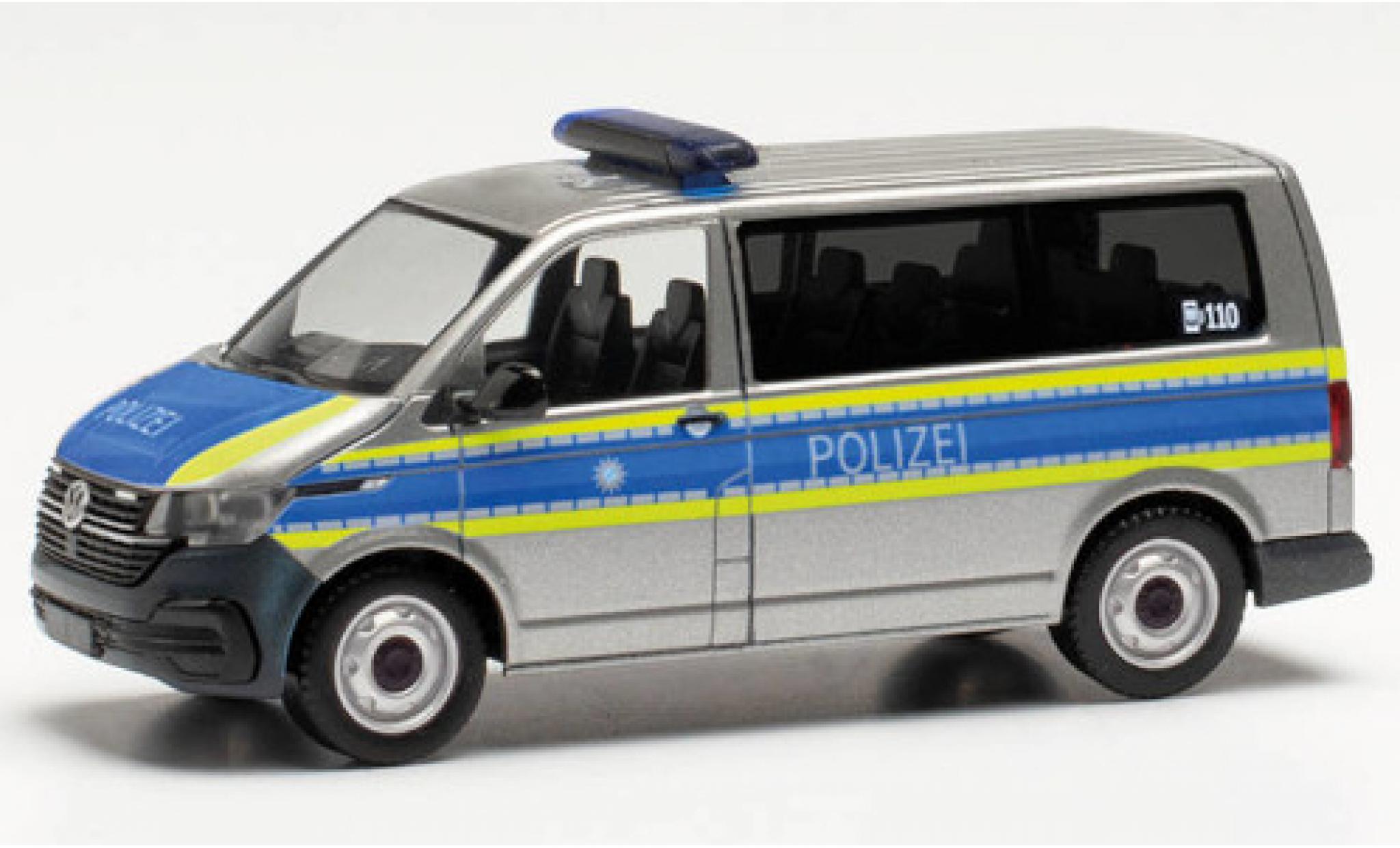 Volkswagen T6 1/87 Herpa .1 Bus Police M&uuml;nchen diecast model cars